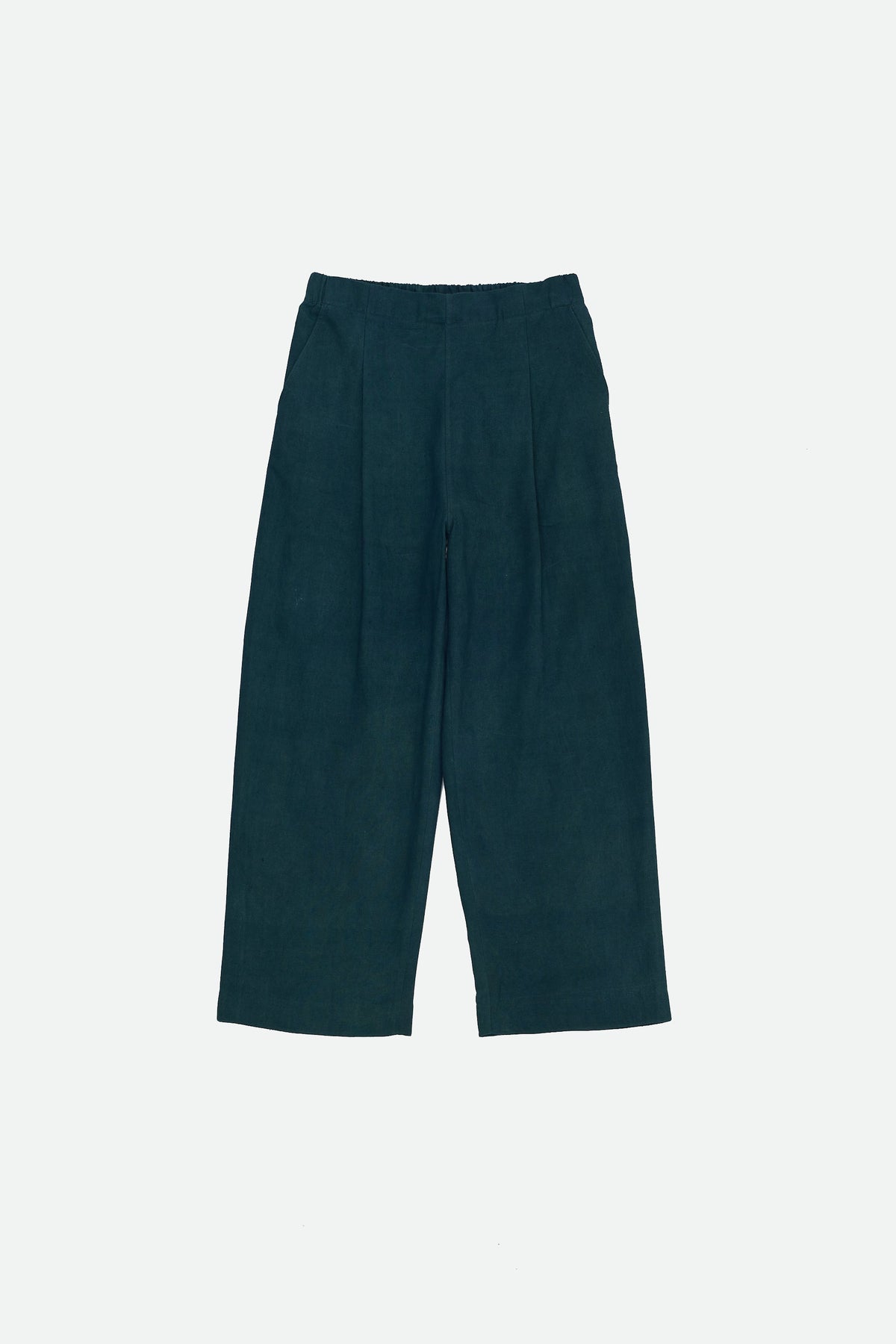 Bottle Green Pleated Trouser