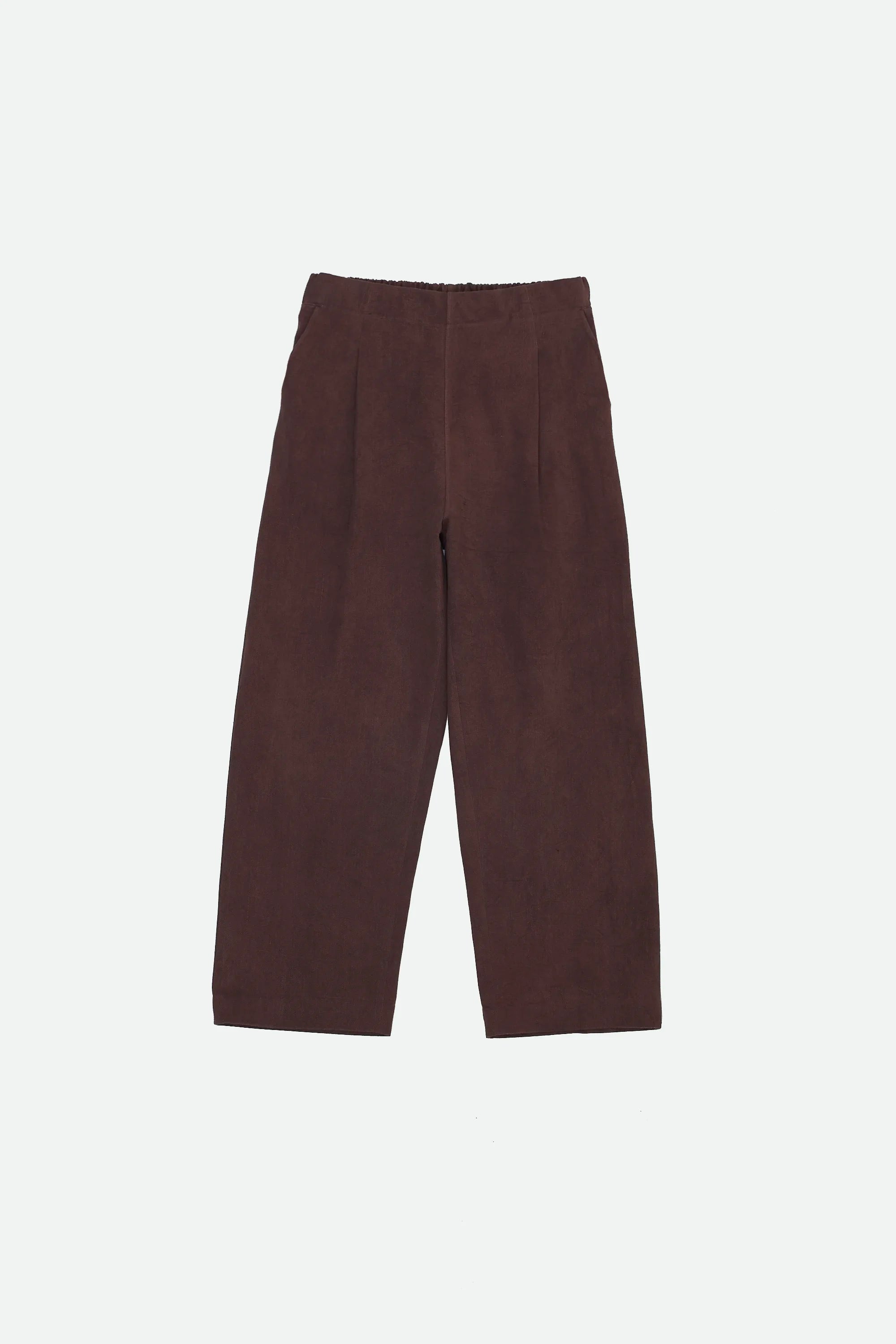 Burnt Umber Handspun Denim Pant