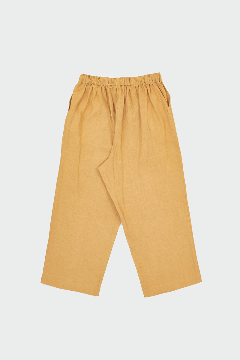 UNGENDERED LINEN DRAWSTRING TROUSERS