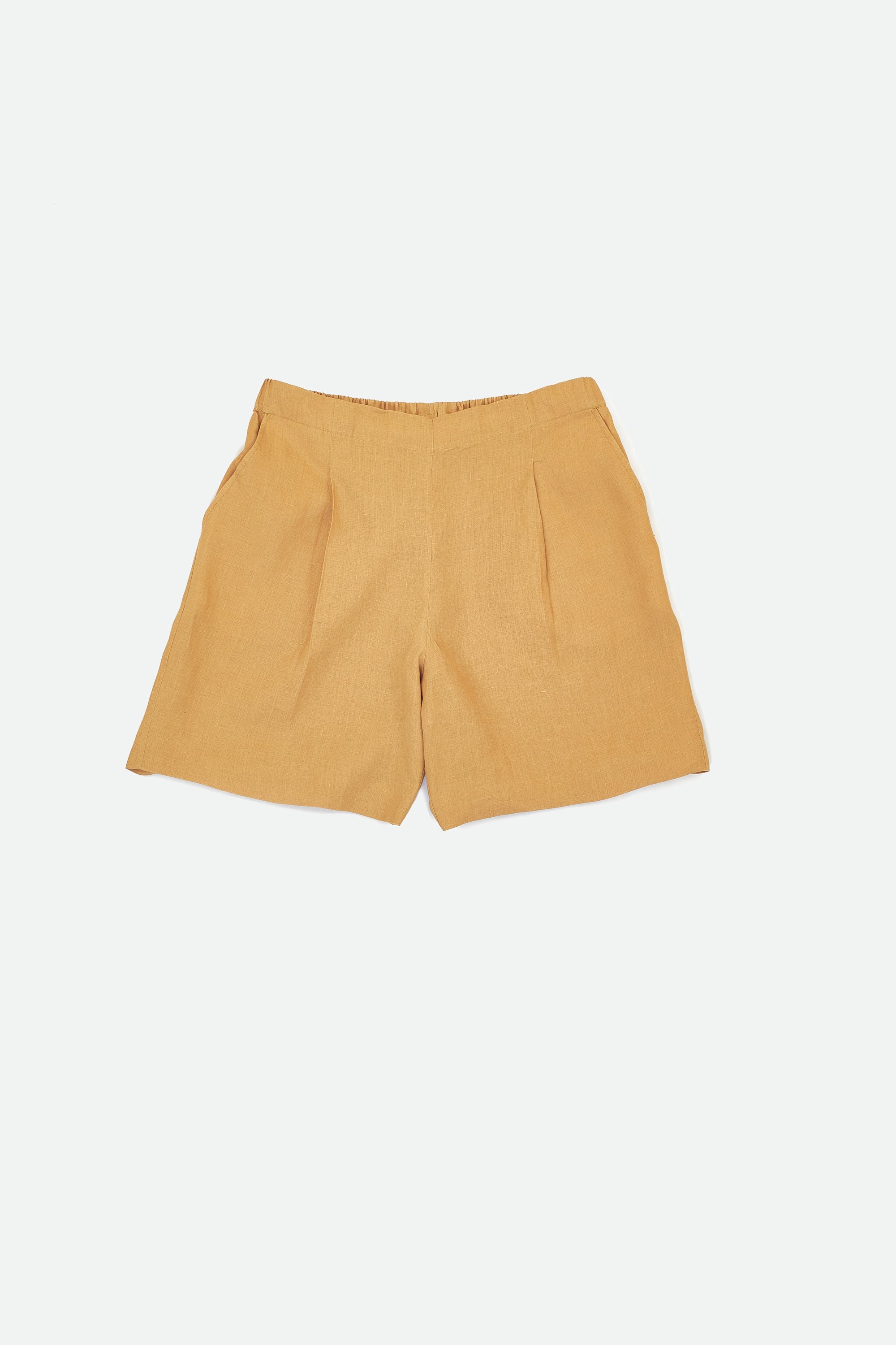 UNISEX LINEN DRAWSTRING SHORTS