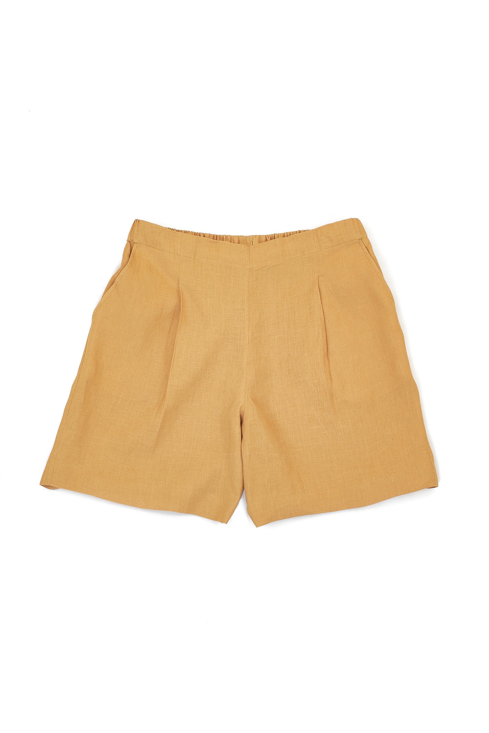 UNISEX LINEN DRAWSTRING SHORTS