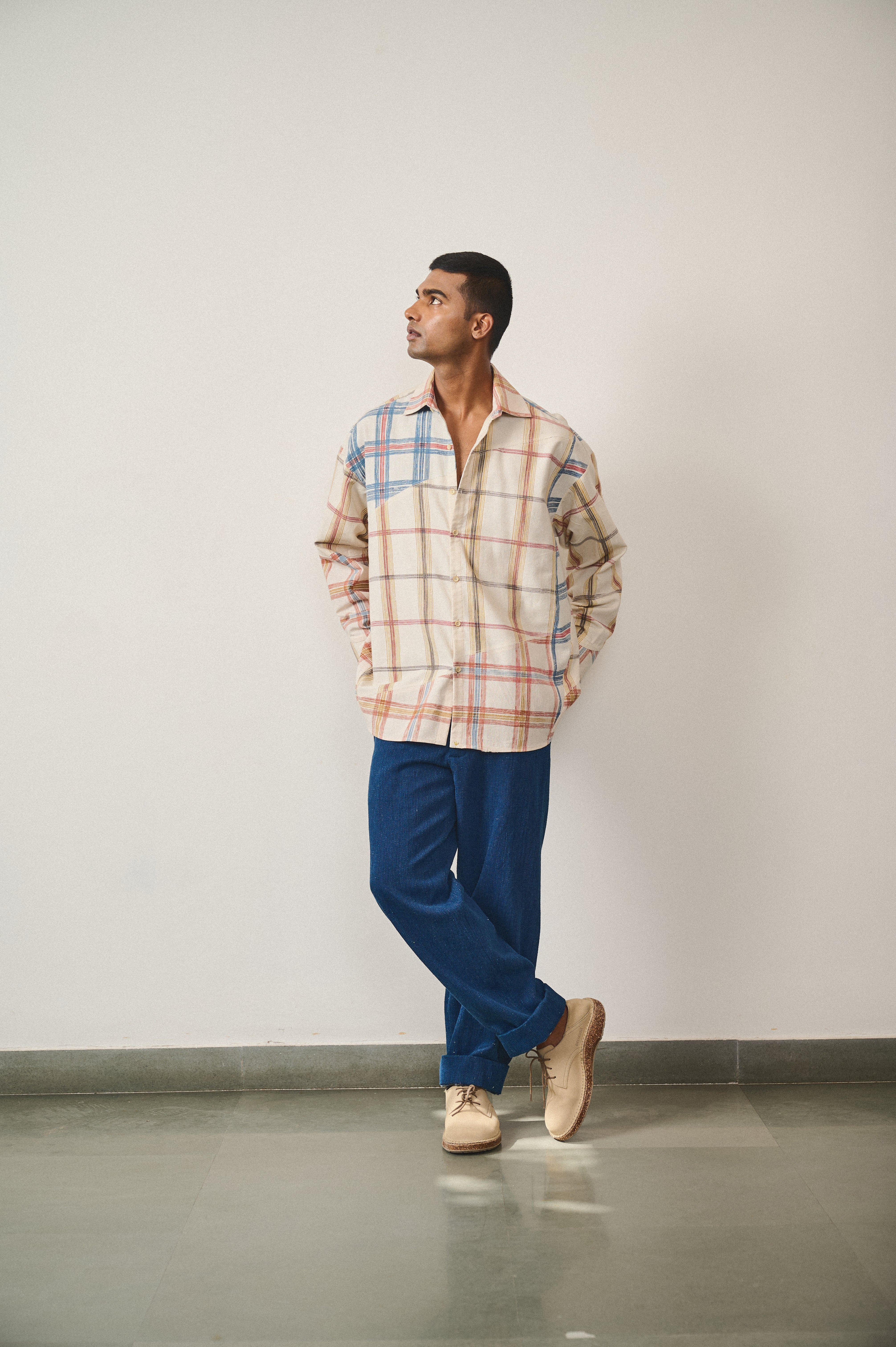 Patchwork Checked Shirt