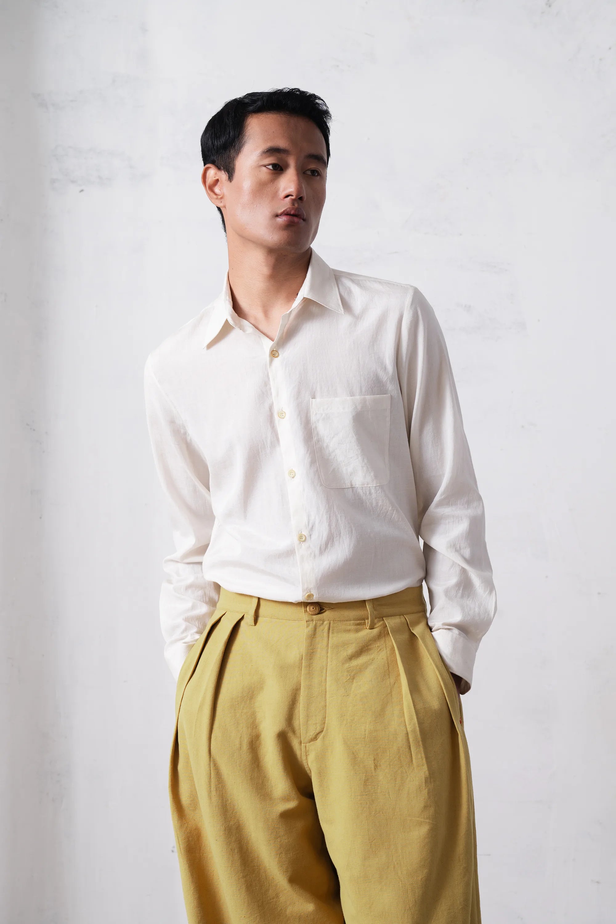 Ecru Relaxed Shirt