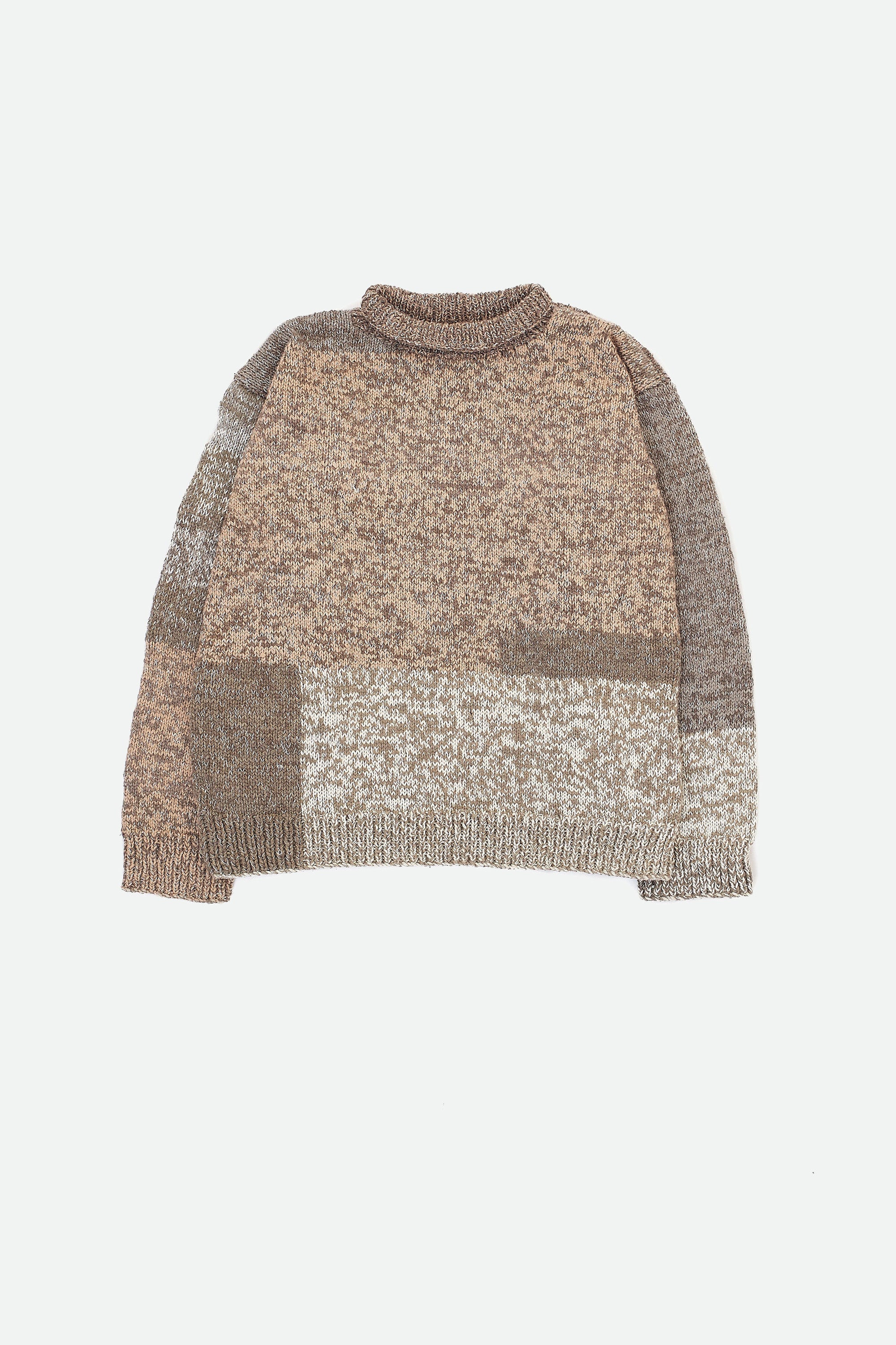 HAND KNITTED OVERSIZED WOOLEN PULLOVER