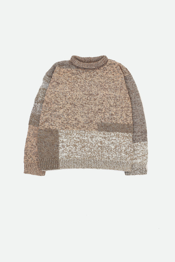 HAND KNITTED OVERSIZED WOOLEN PULLOVER