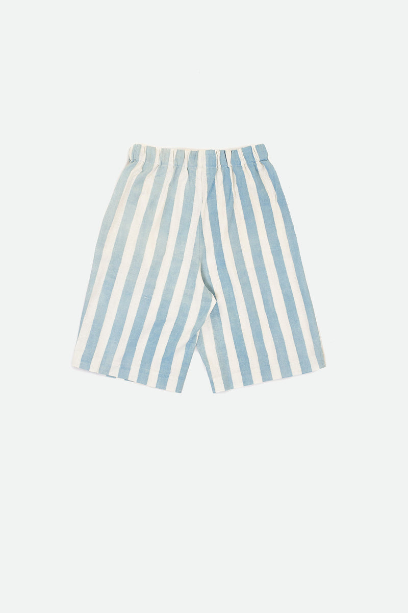 STRIPED COTTON SUMMER SHORTS