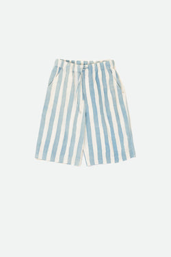 STRIPED COTTON SUMMER SHORTS