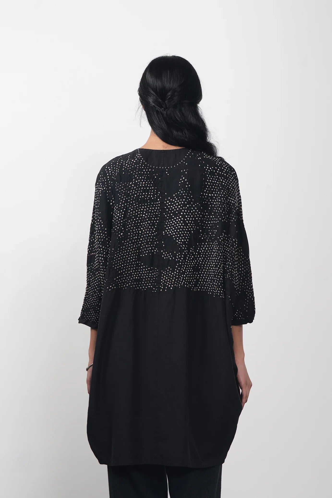 Black Bandhani Dress