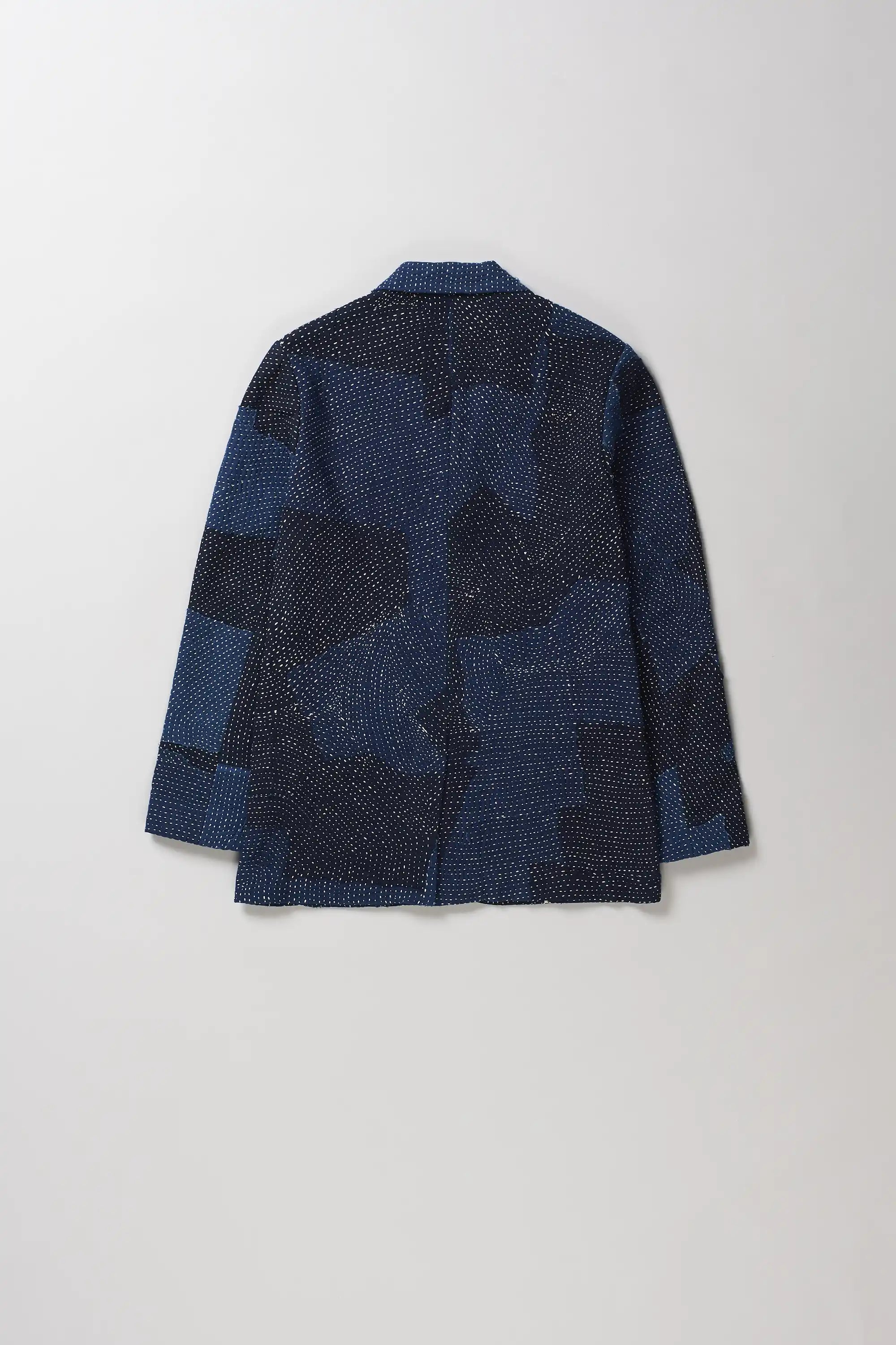 Oversized Patchwork Cotton Jacket