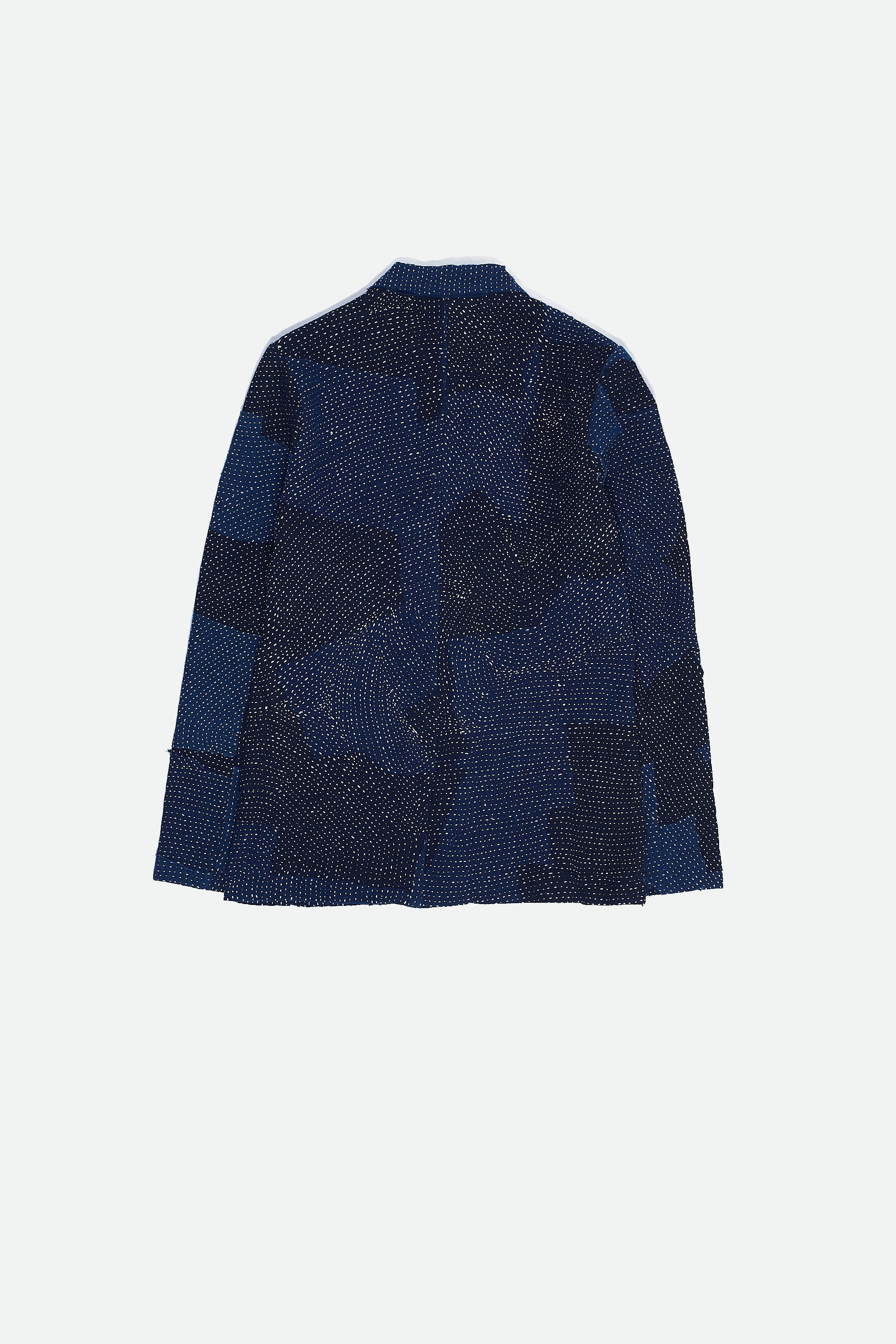 Oversized Patchwork Cotton Jacket