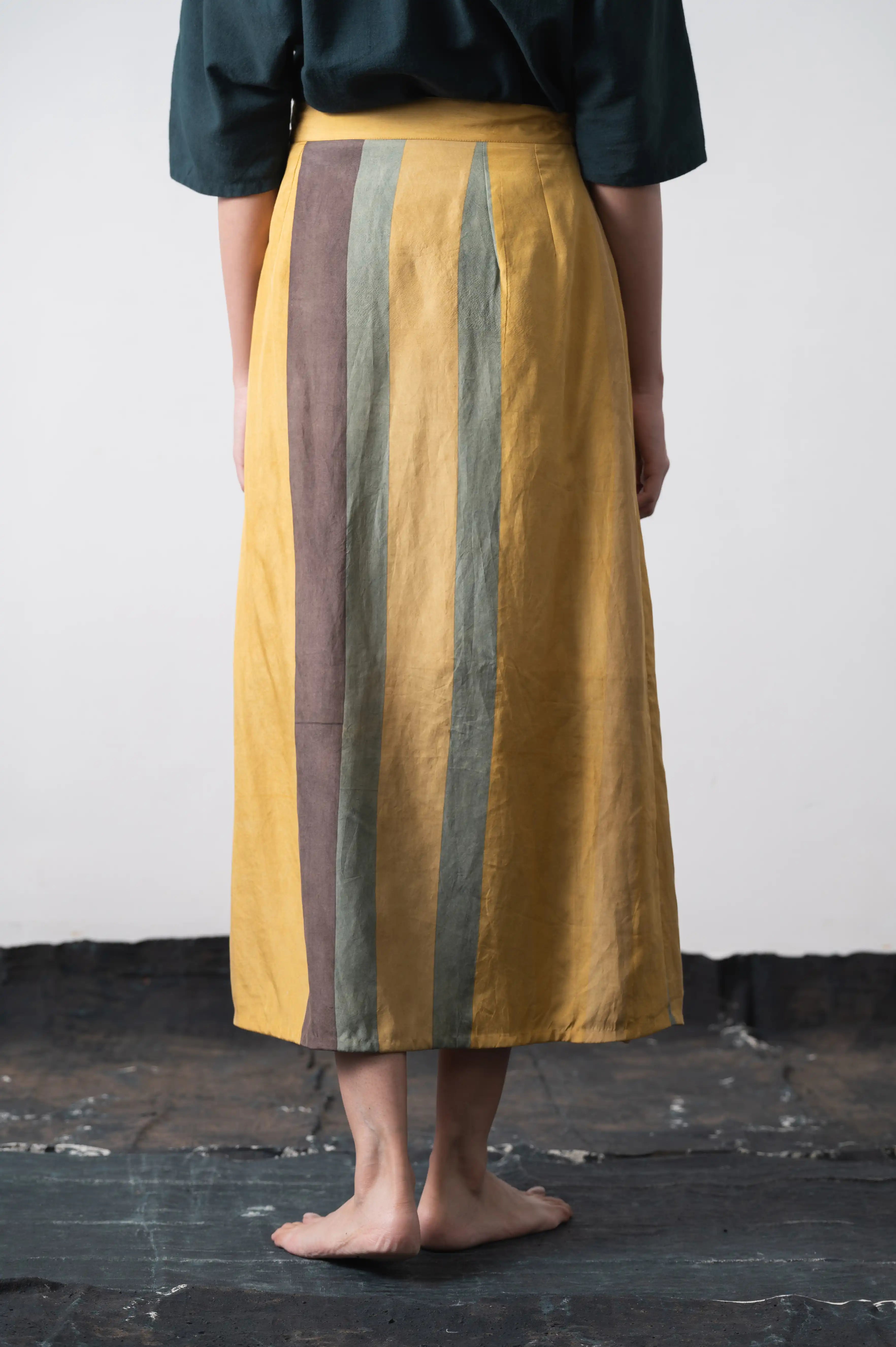 Silk Wrap Skirt