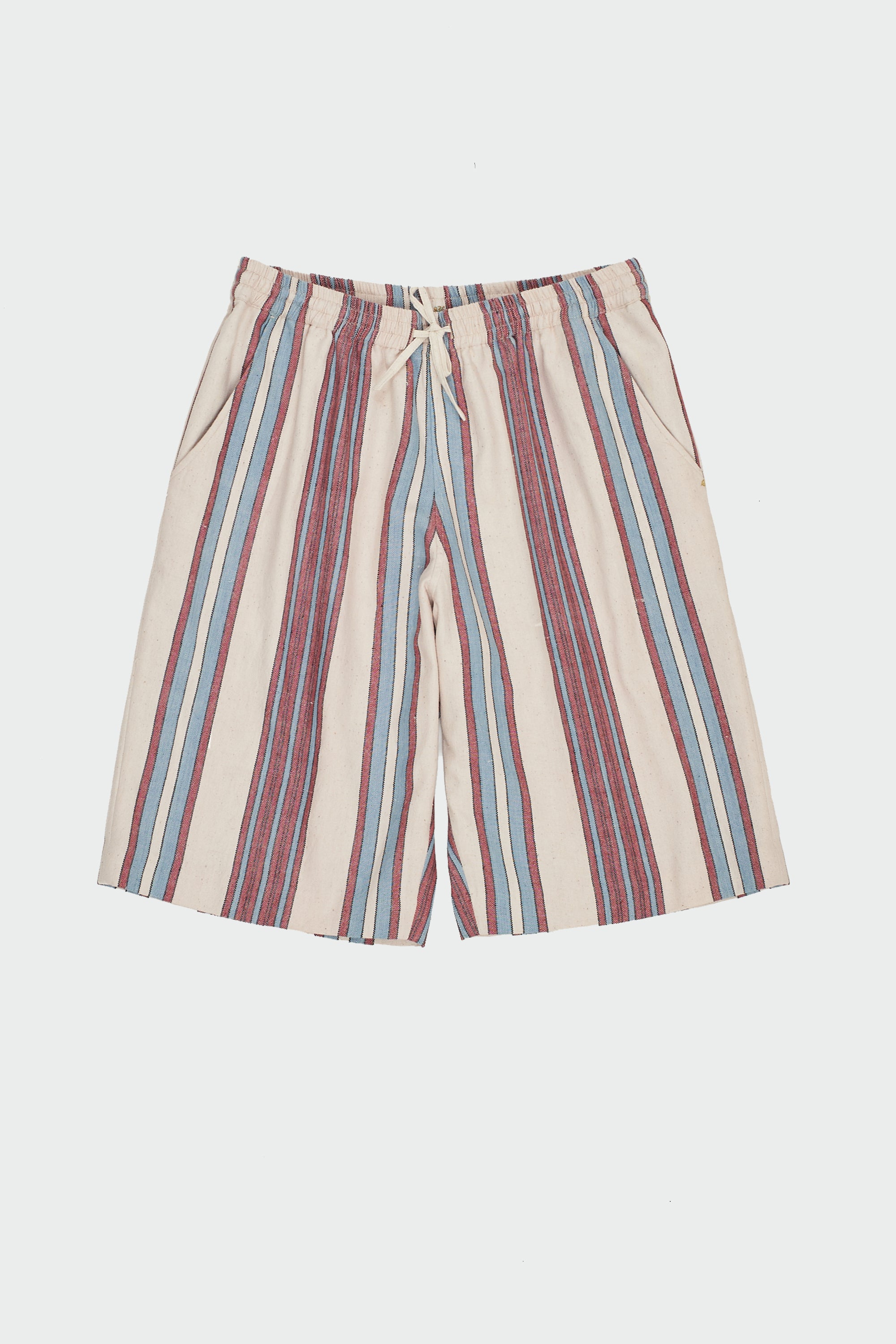 MULTI-COLOUR YARN DYED DRAWSTRING SHORTS