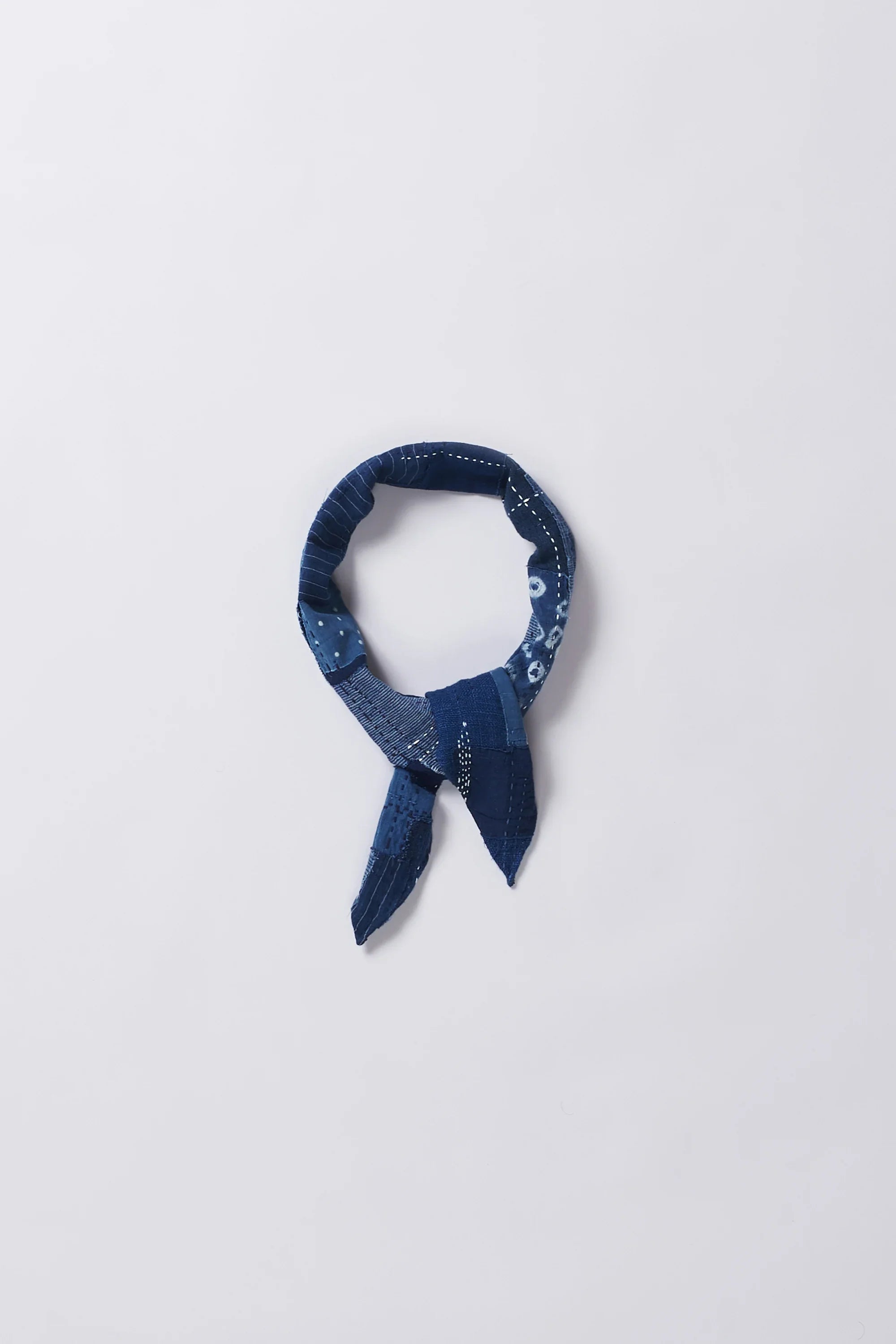 Indigo Boro Bandana