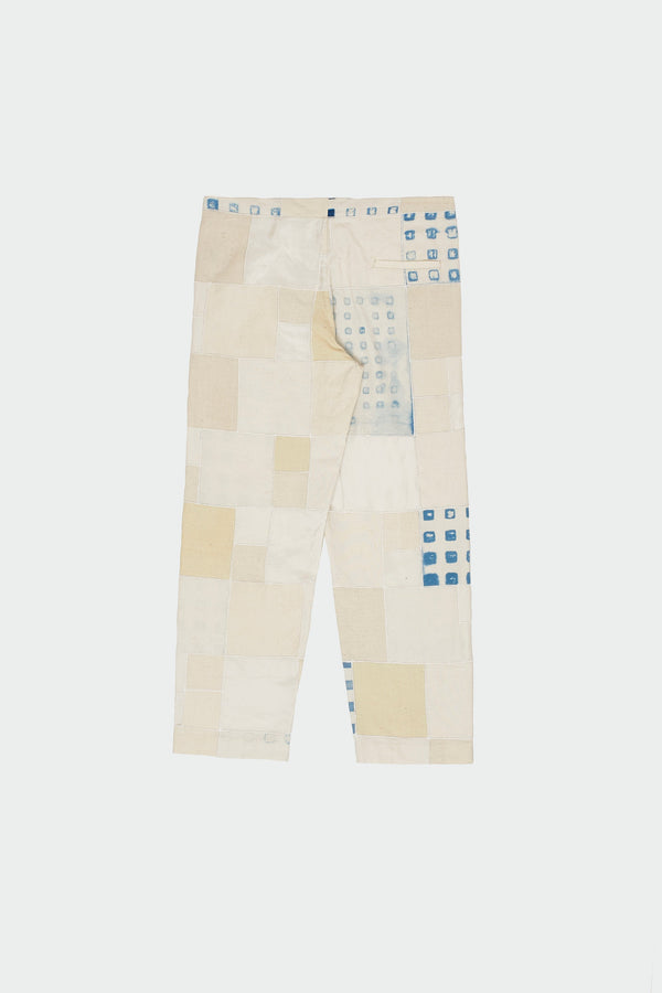 PATCHWORK DRAWSTRING PANT