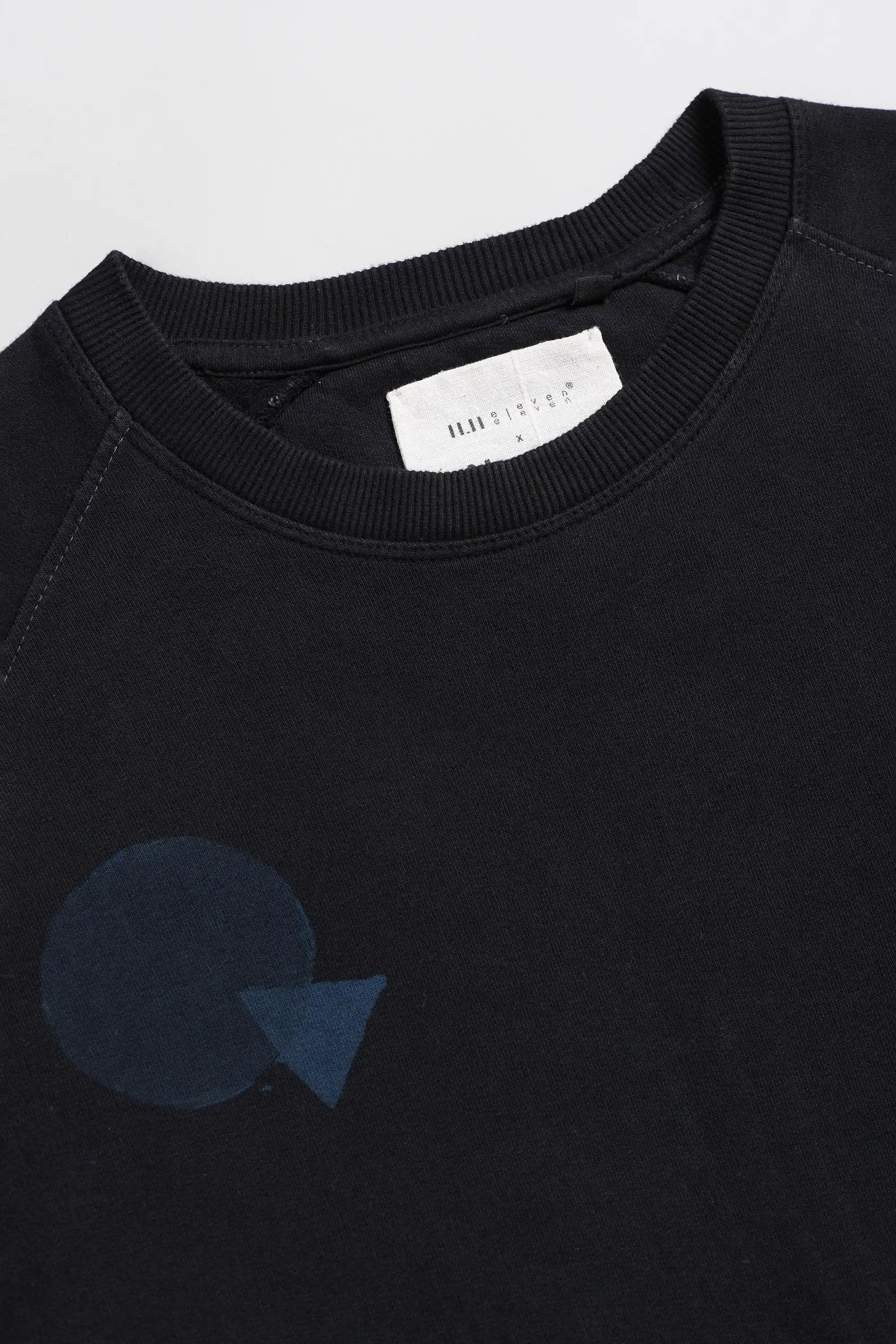 Black Cotton Sweatshirt