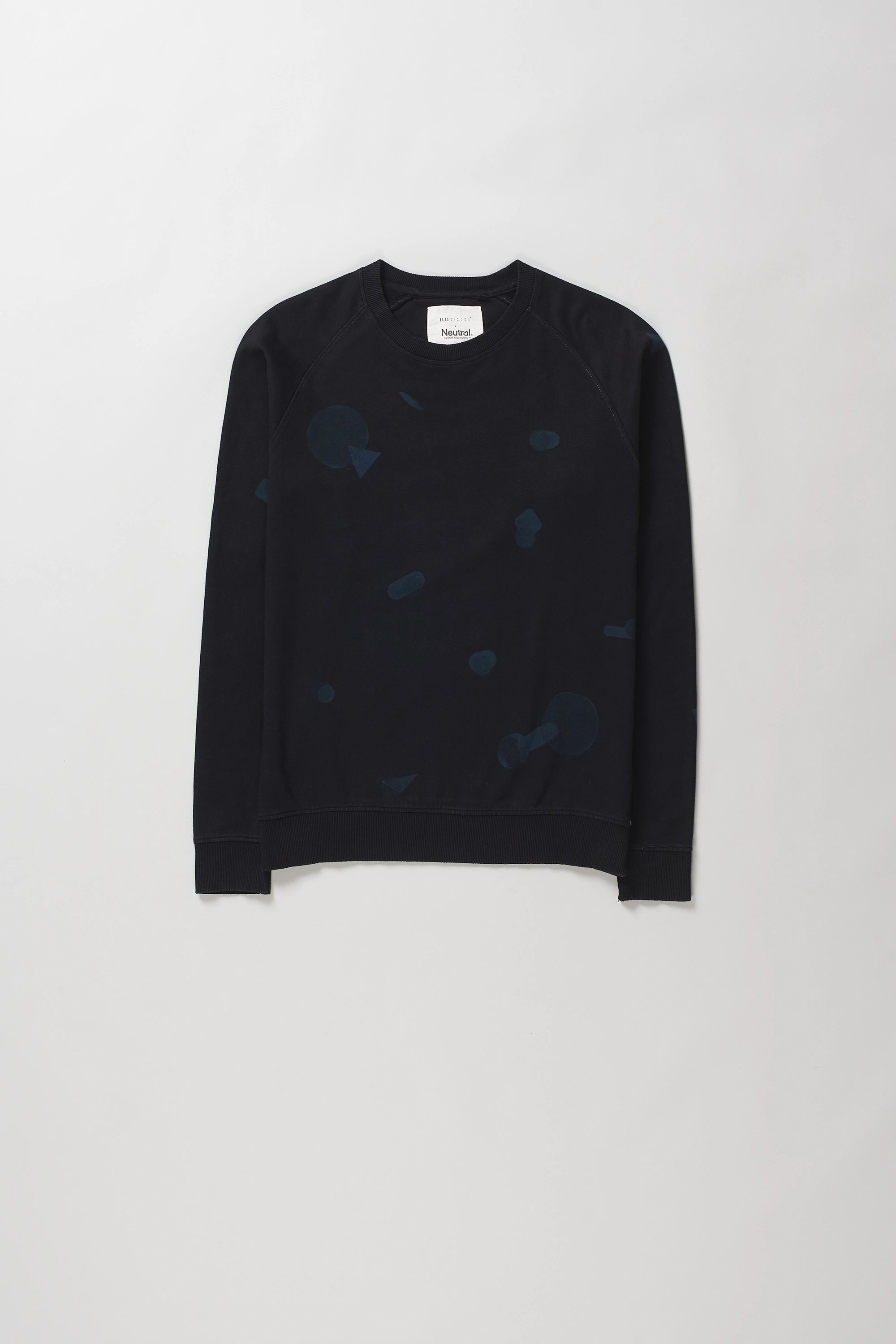 Black Cotton Sweatshirt