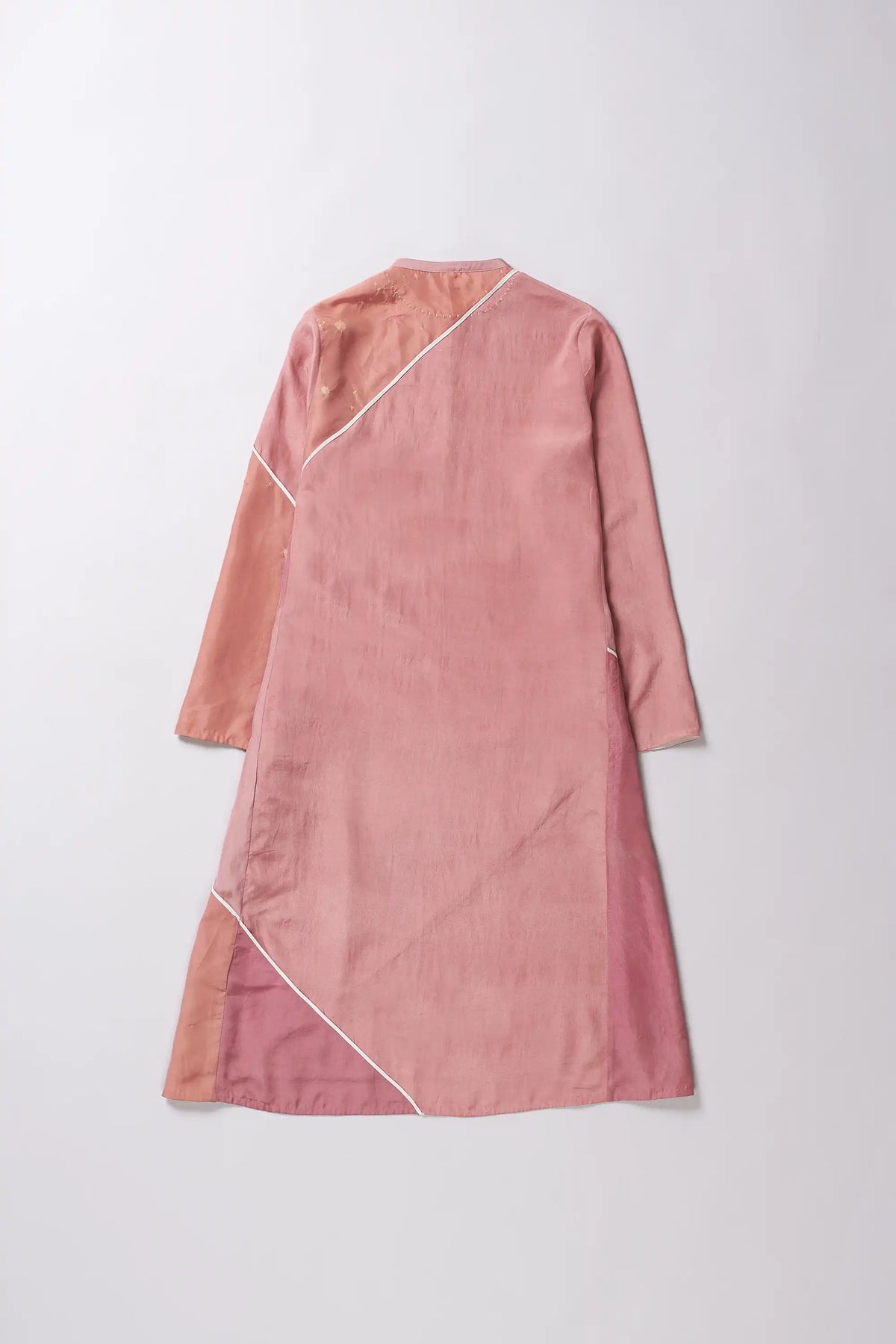 Light pink artsy flared dress