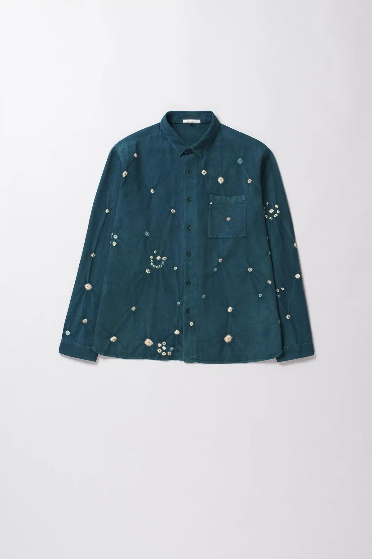 Front image of bandhani shirt