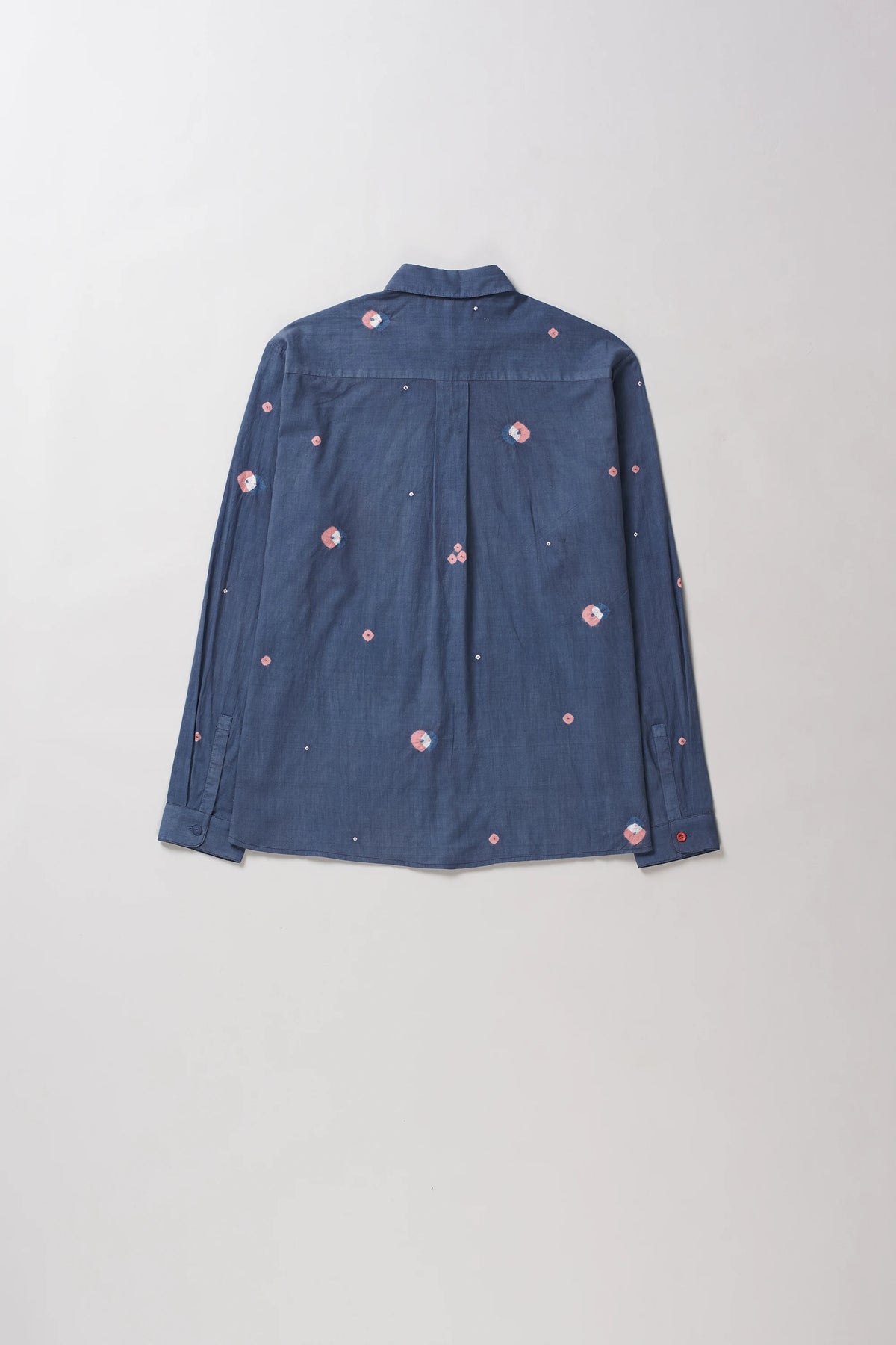 Bandhani Shirt in Blue Lilac