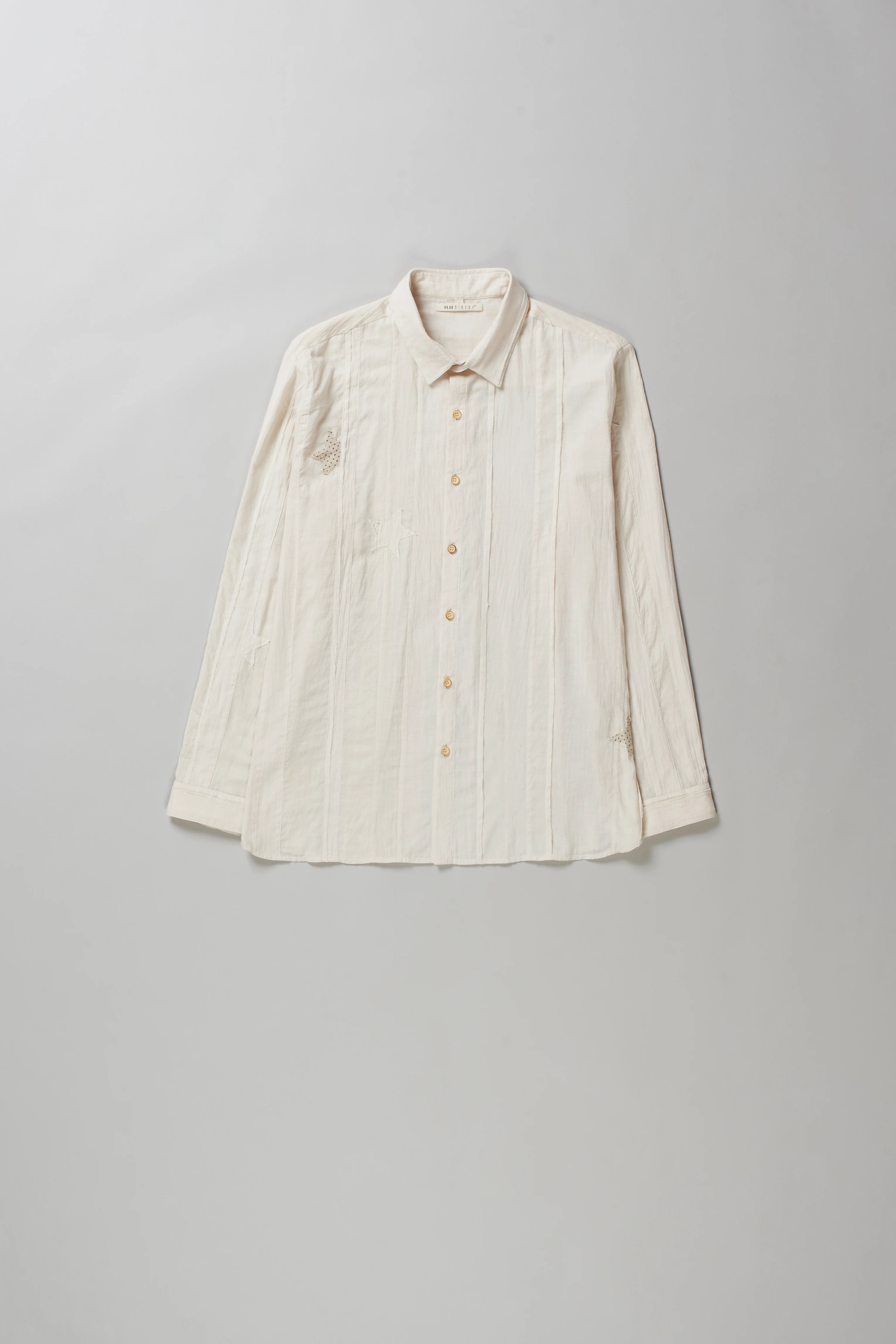 Ecru Relaxed Fit Mul Shirt