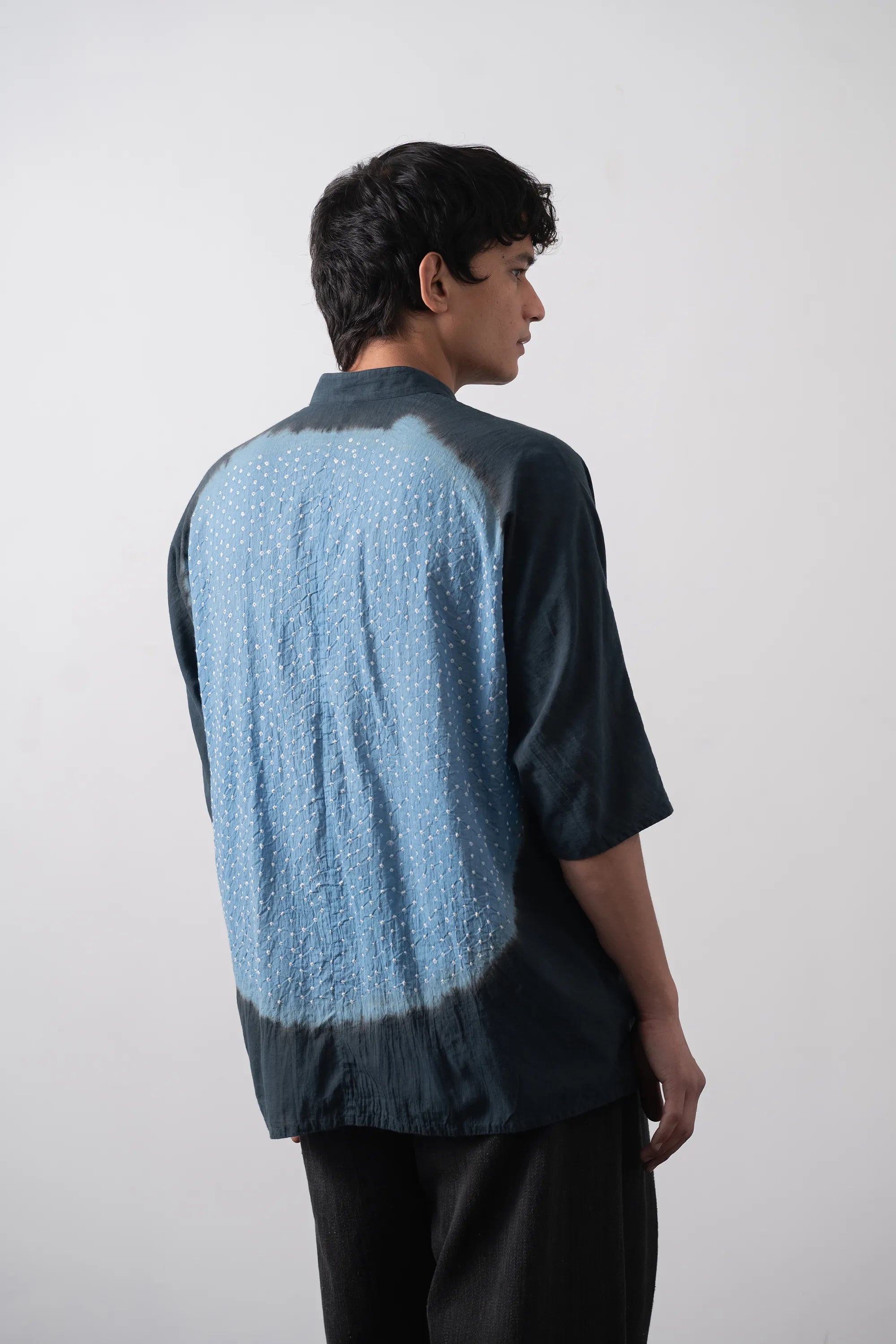 Bandhani & Shibori Macca Shirt