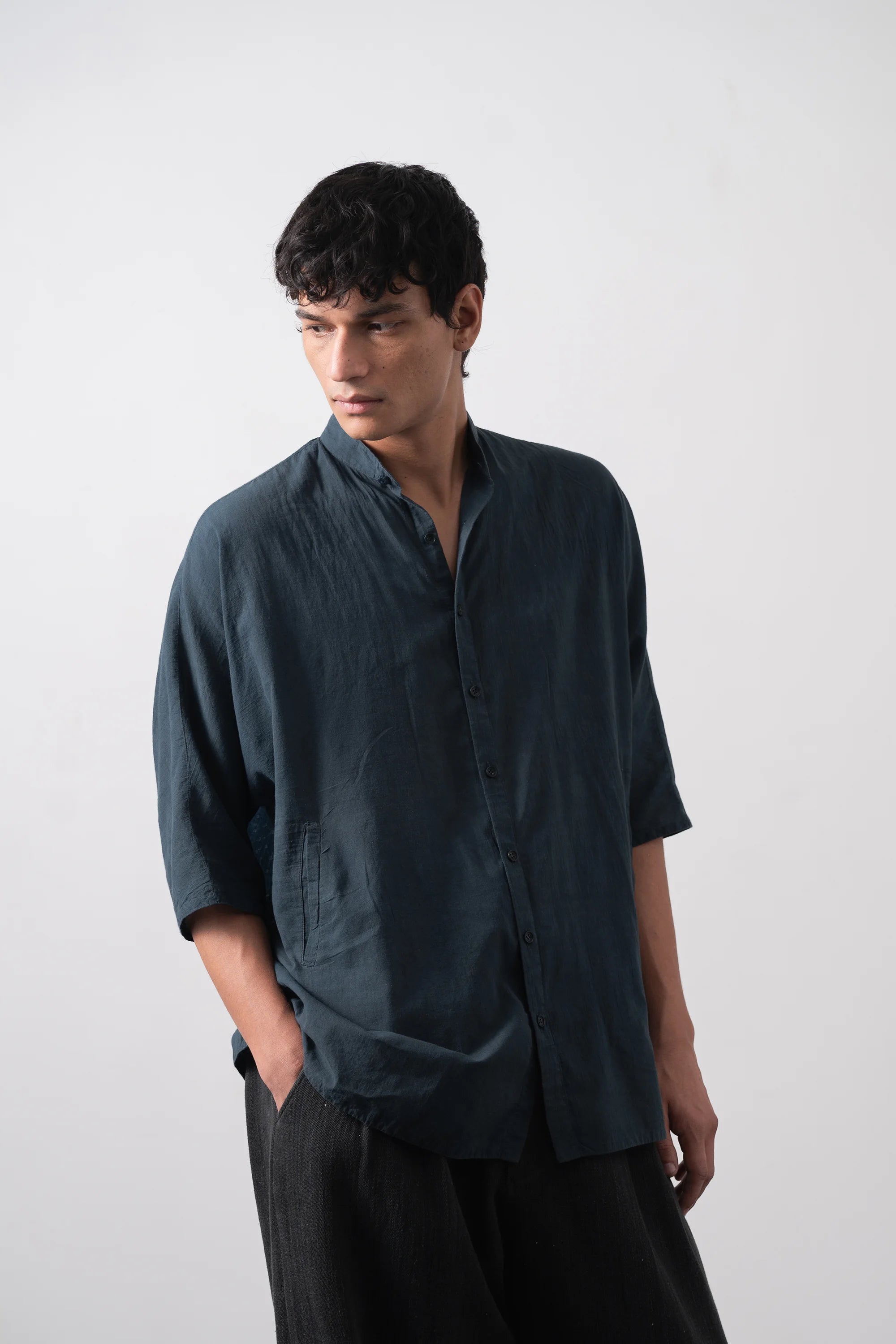 Bandhani & Shibori Macca Shirt