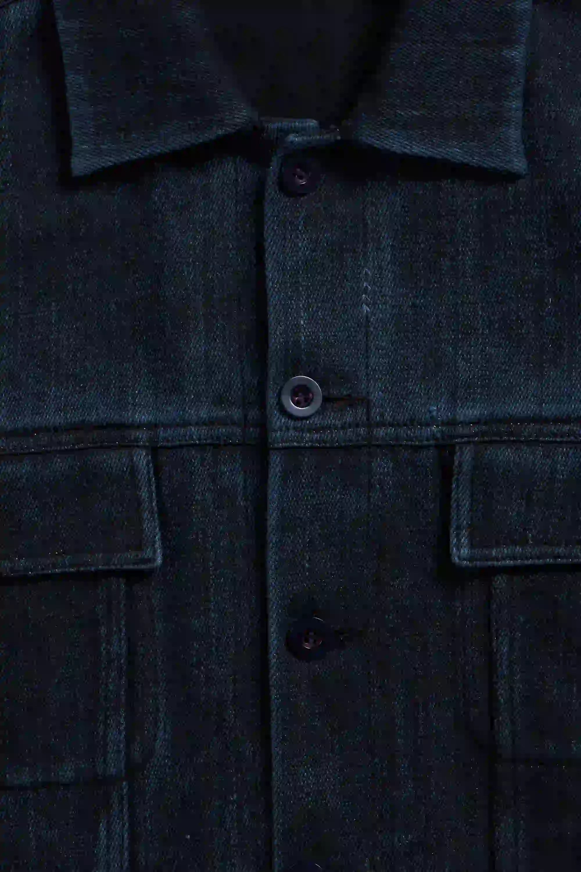 Fabric close-up of buttons