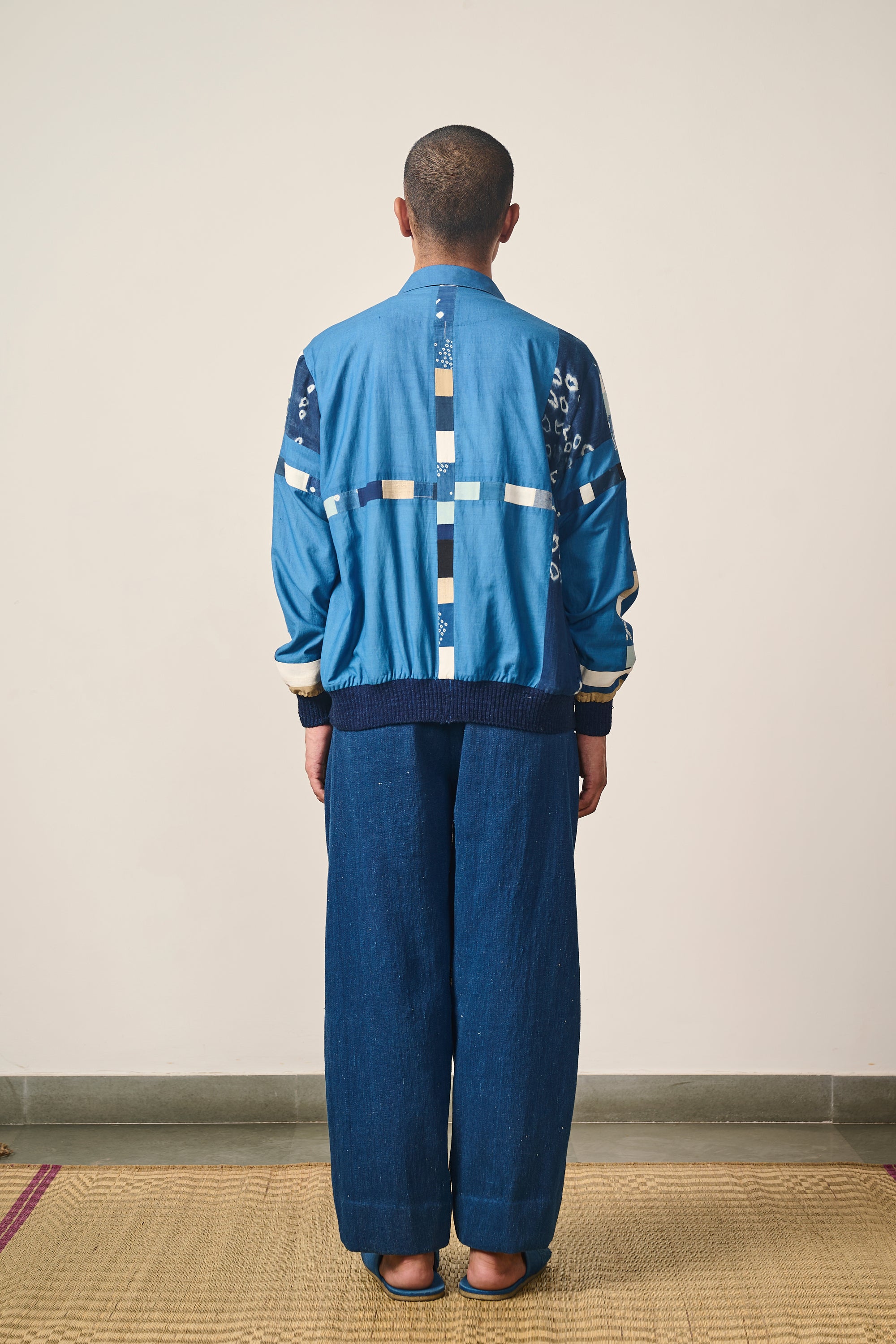 INDIGO PATCHWORK JACKET