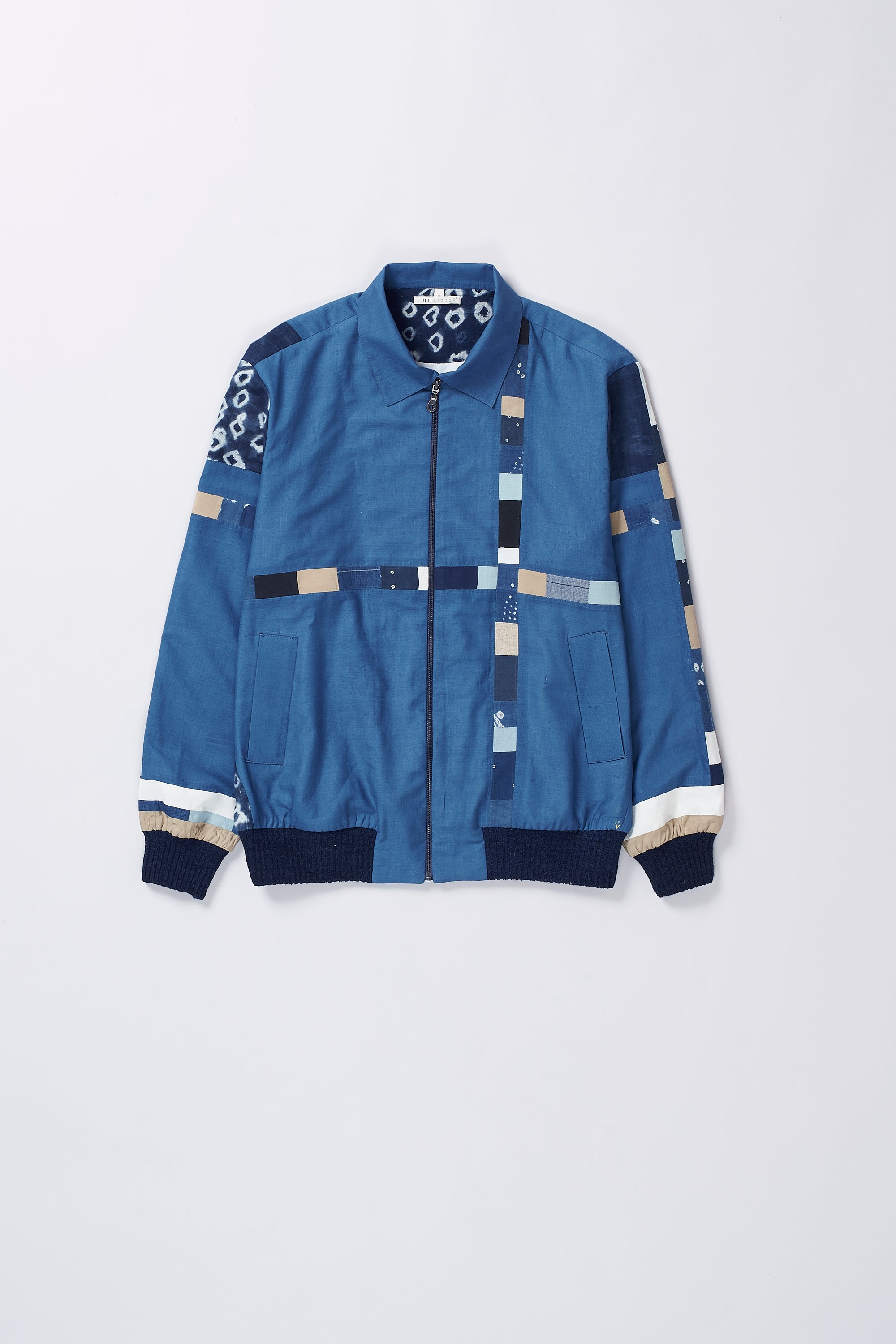INDIGO PATCHWORK JACKET