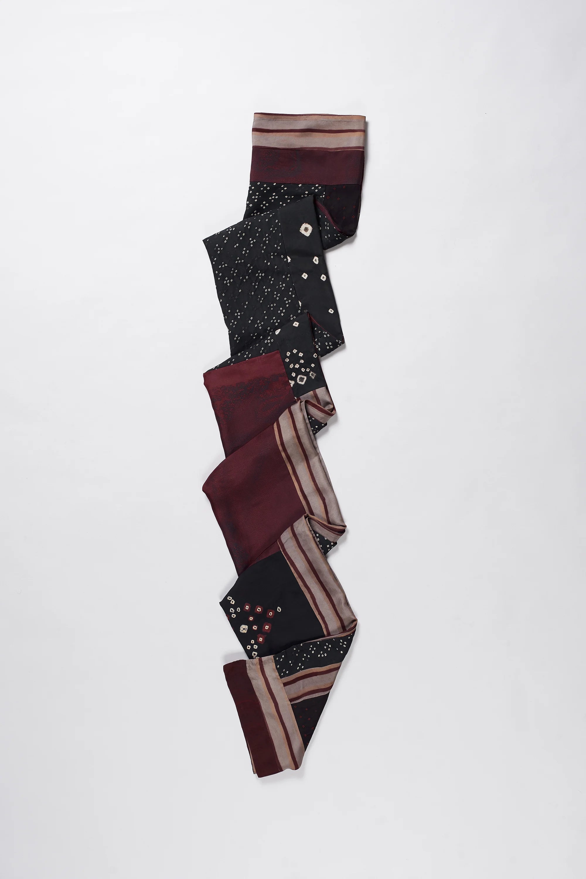 Silk Reclaimed Patchwork Scarf