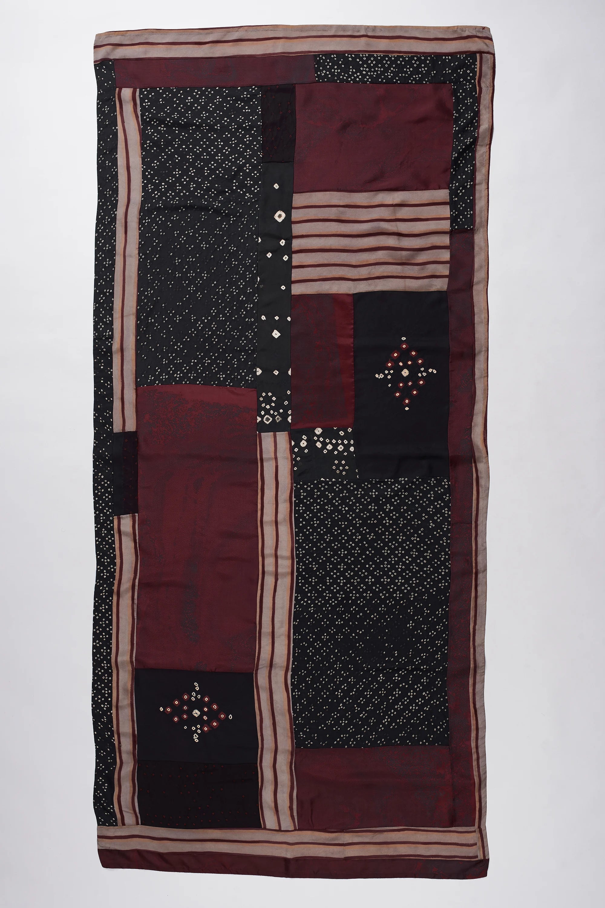 Silk Reclaimed Patchwork Scarf