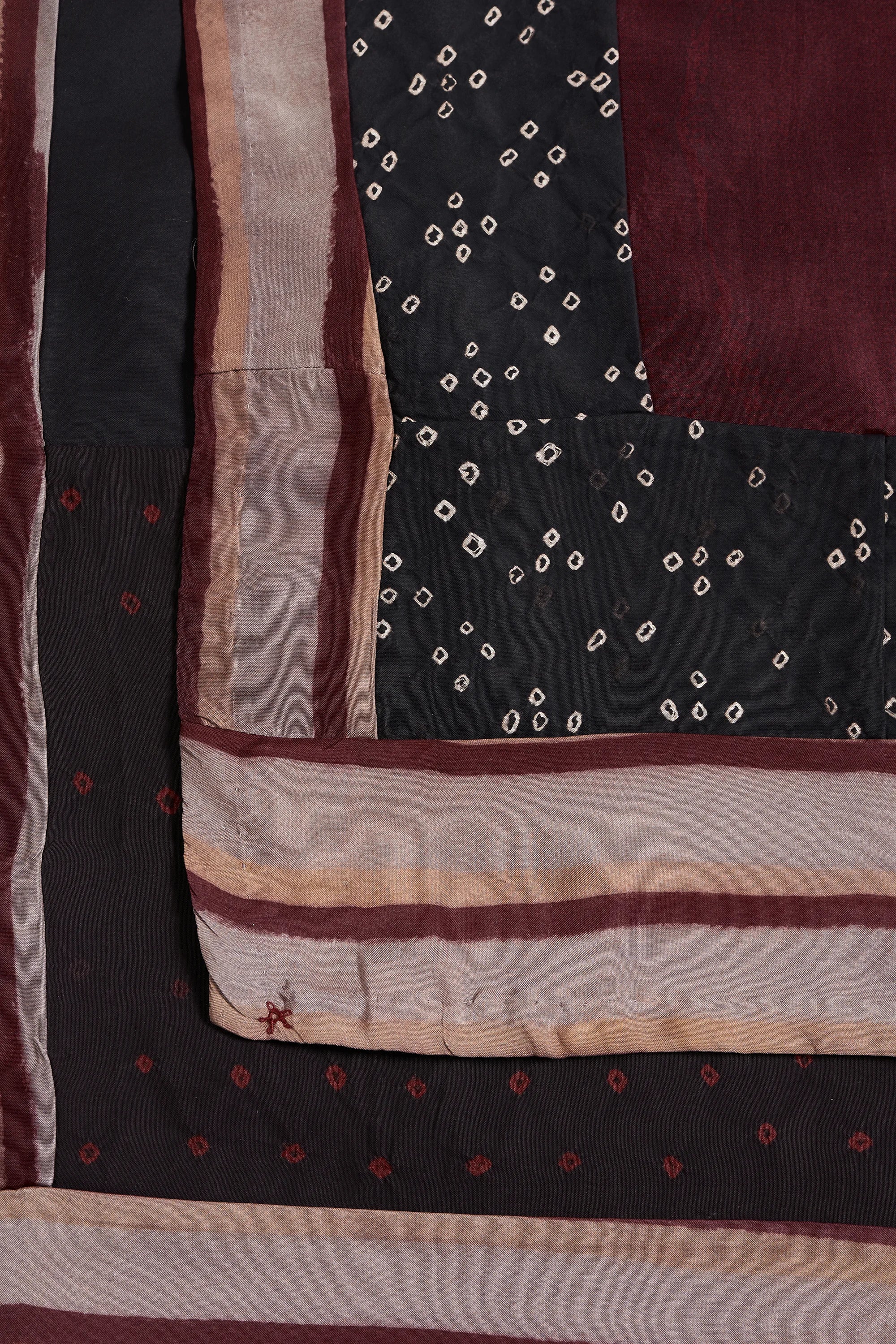 Silk Reclaimed Patchwork Scarf