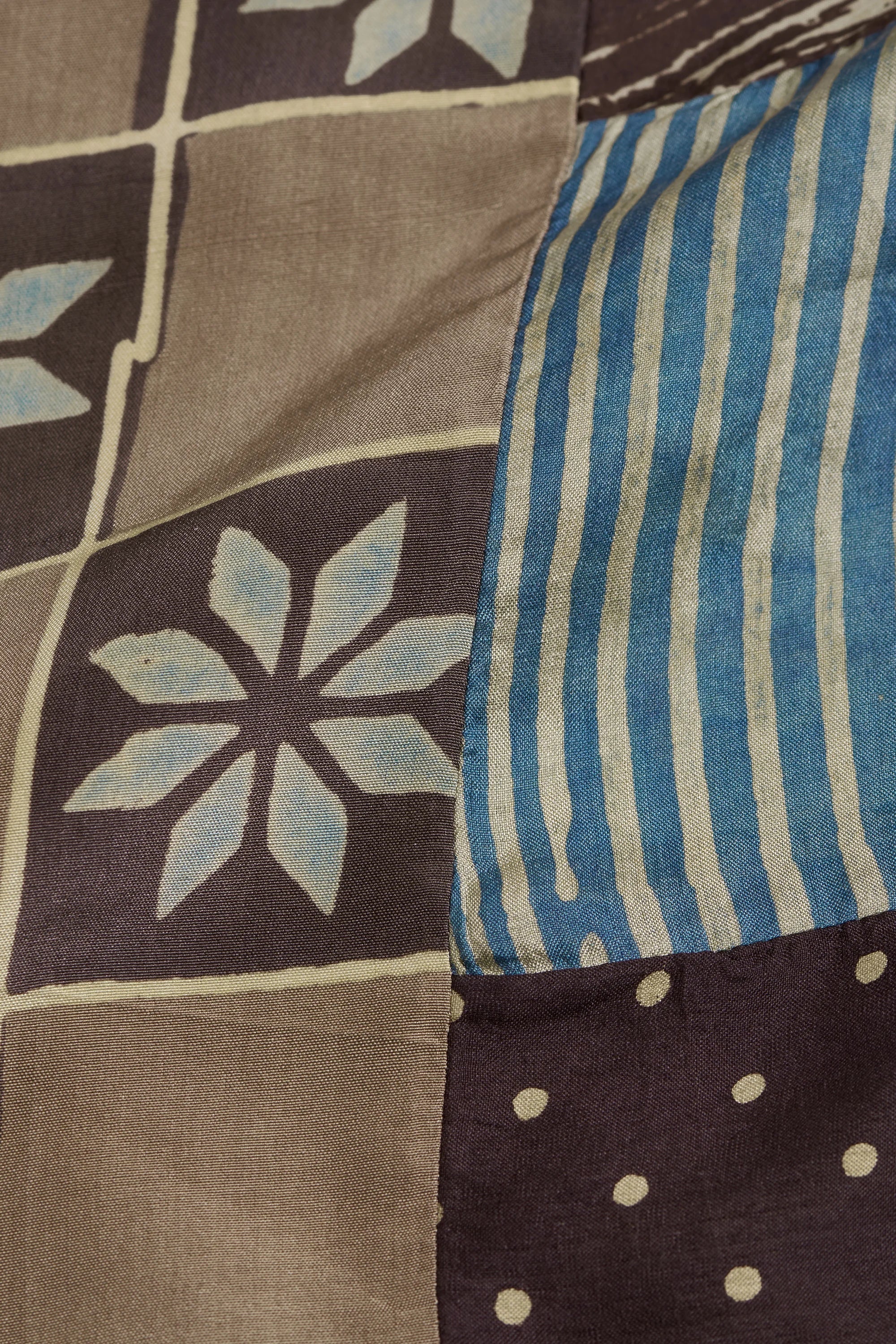 Reclaimed Patchwork Scarf in Silk