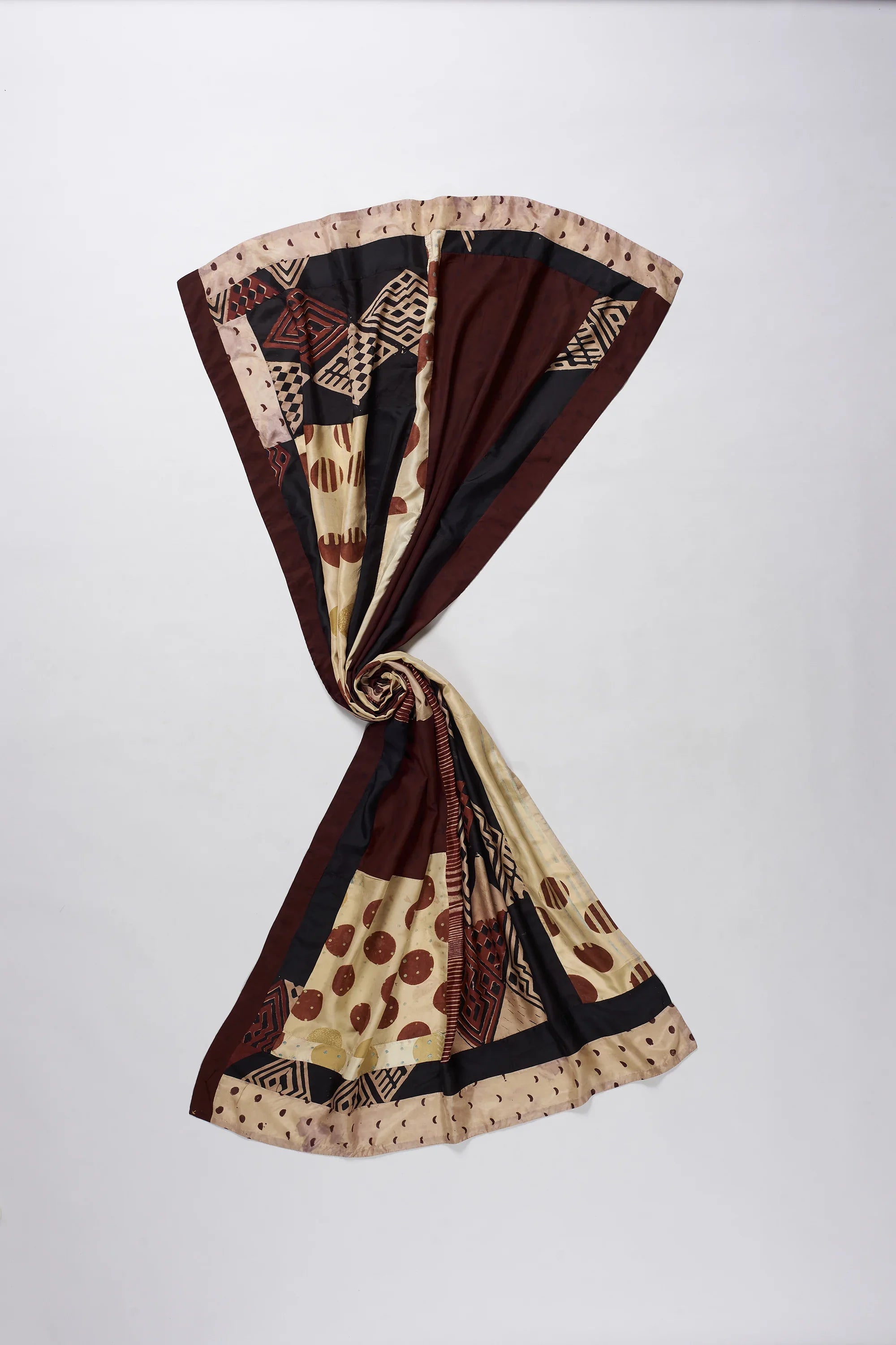 Reclaimed Silk Patchwork Scarf