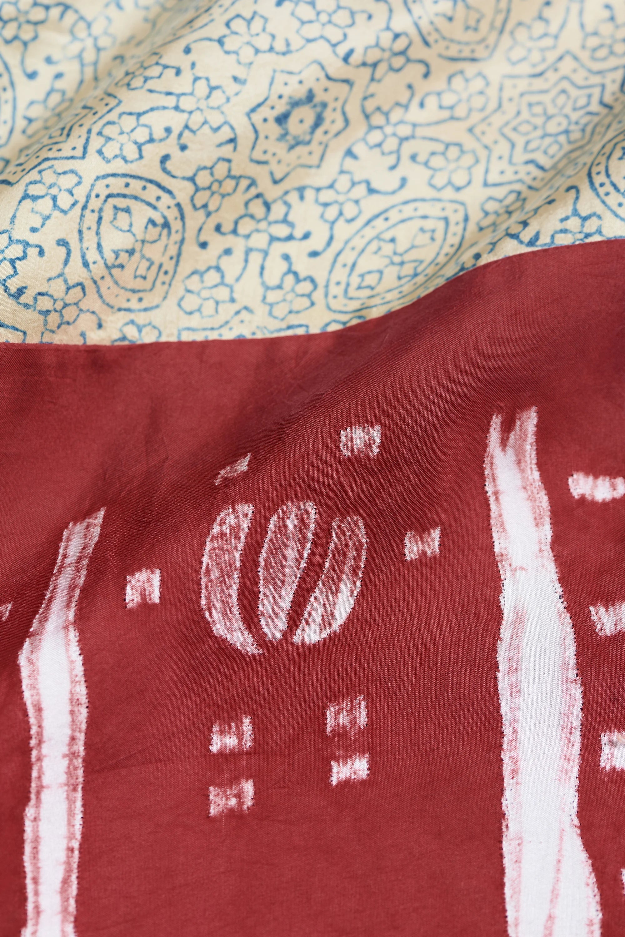 Patchwork Reclaimed Scarf in Silk