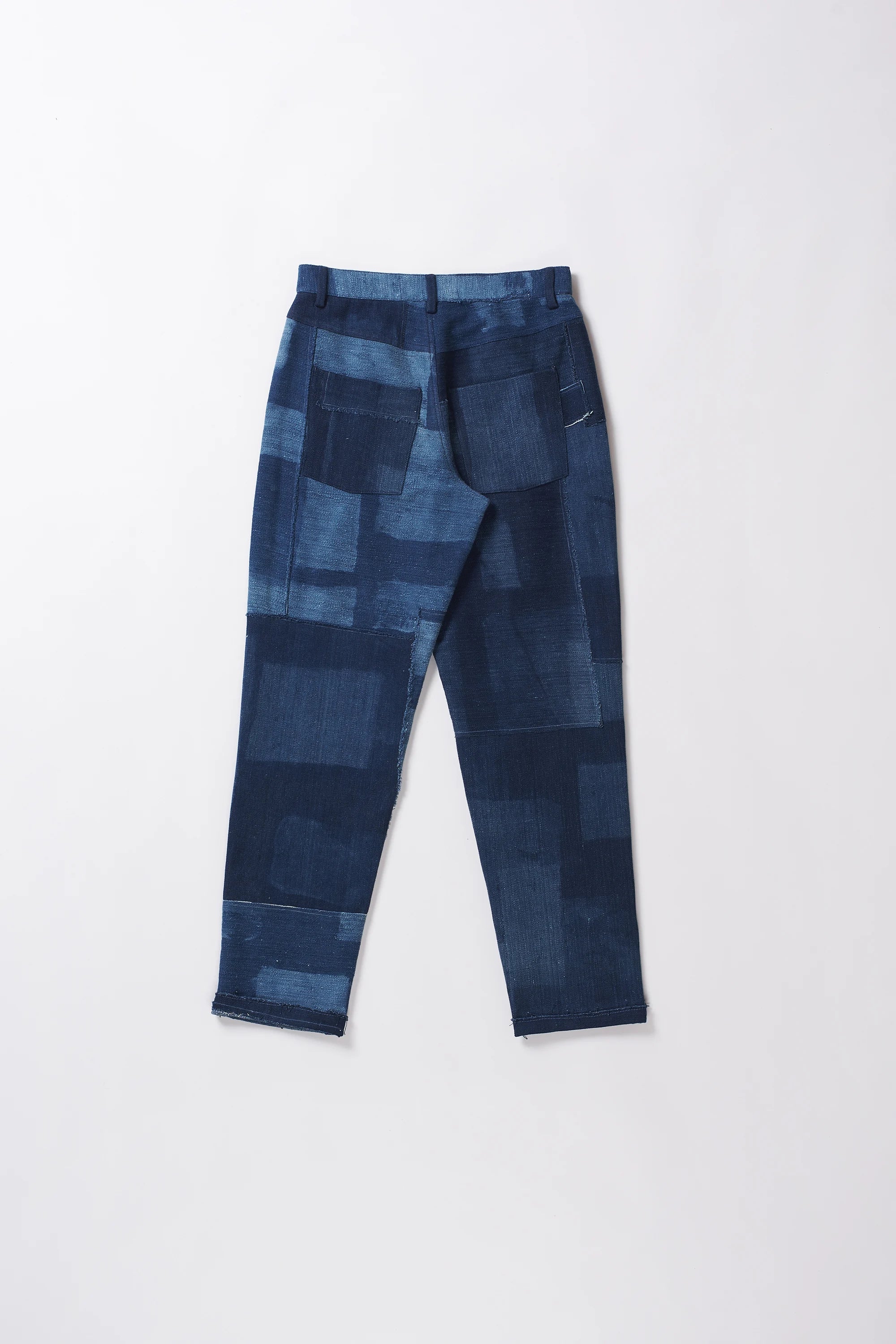 Rik Indigo Pleated Pants