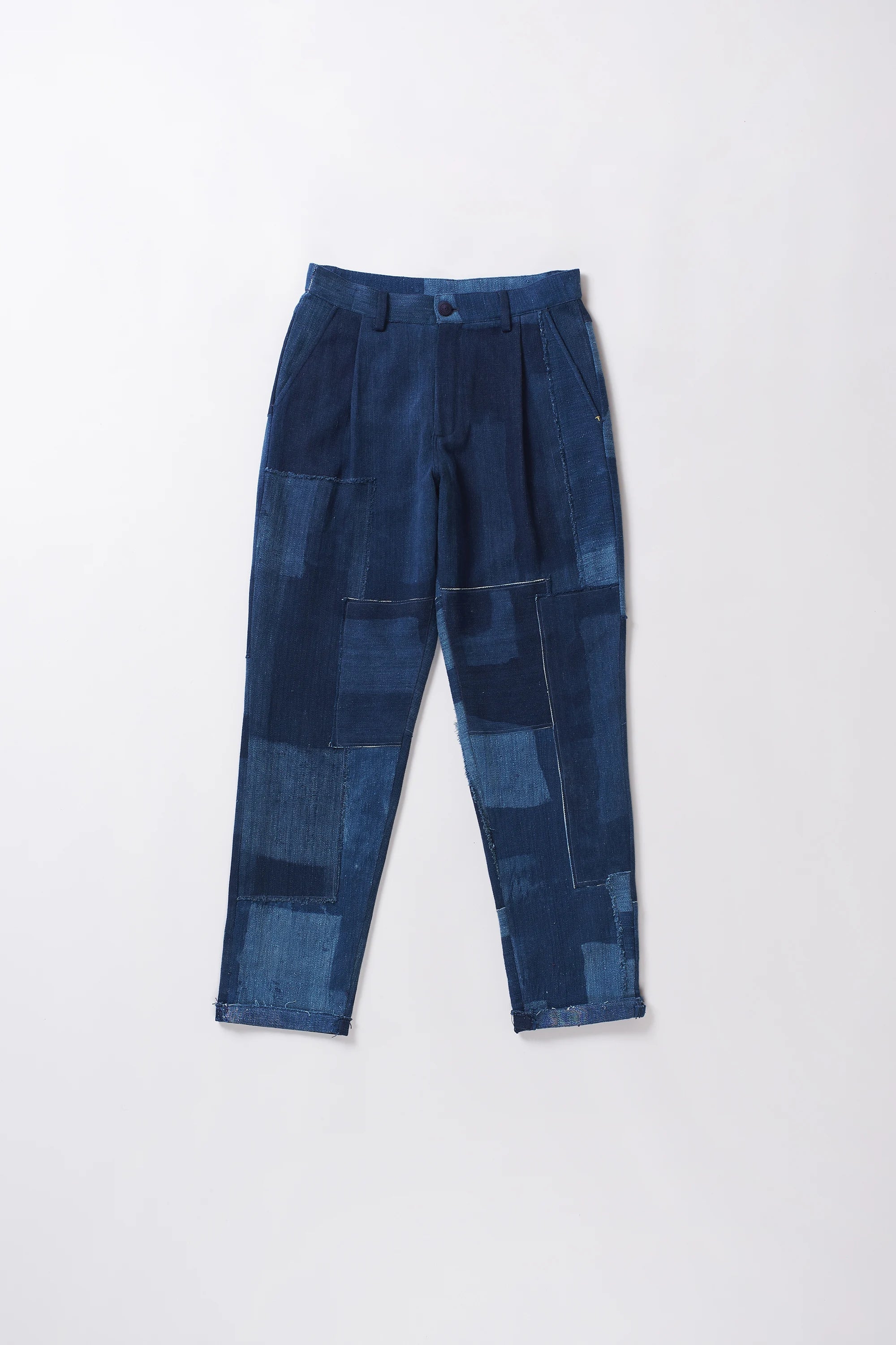 Rik Indigo Pleated Pants