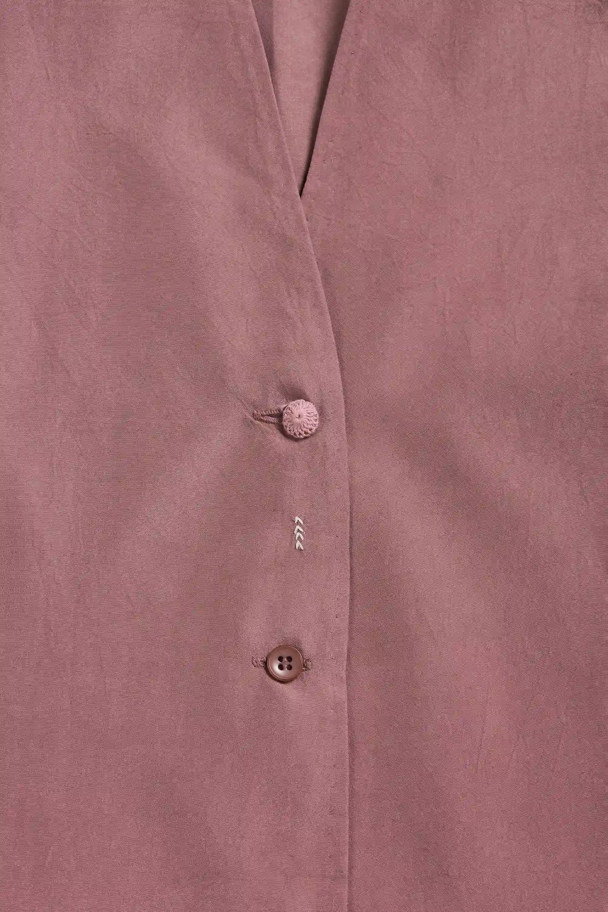 Dusky Mauve Silk Tunic
