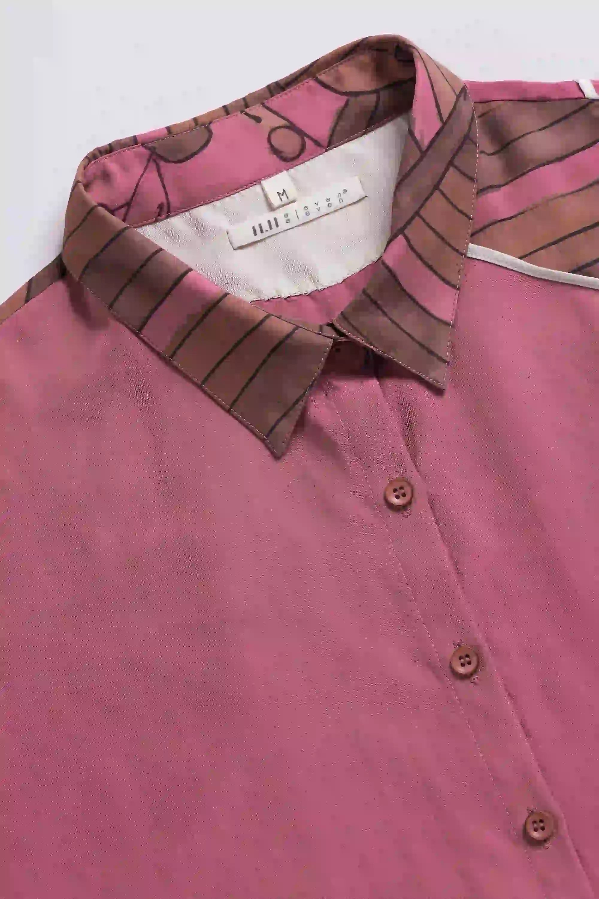 Fabric close-up with collar and buttons