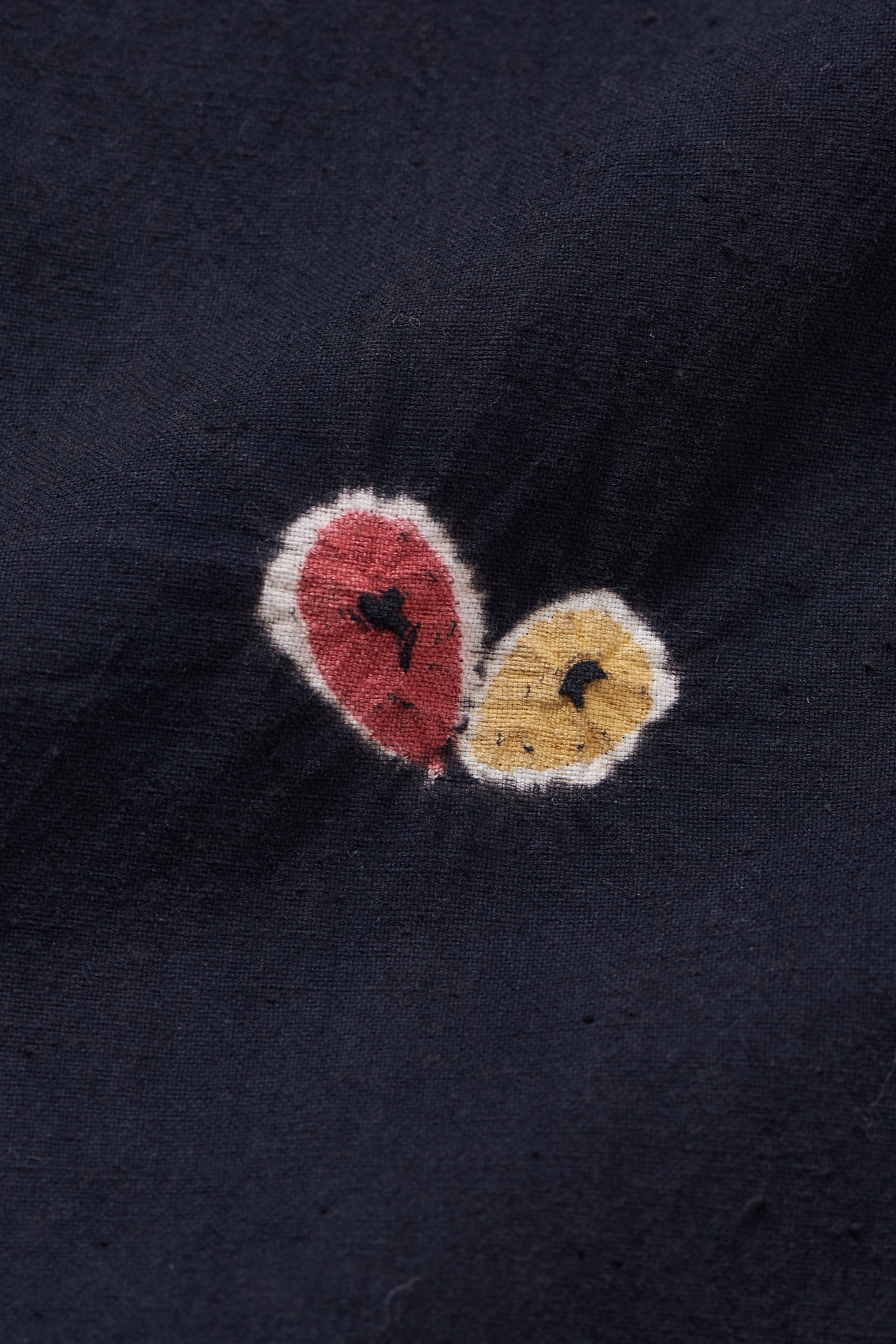 Shibori Pleated Pants in Black