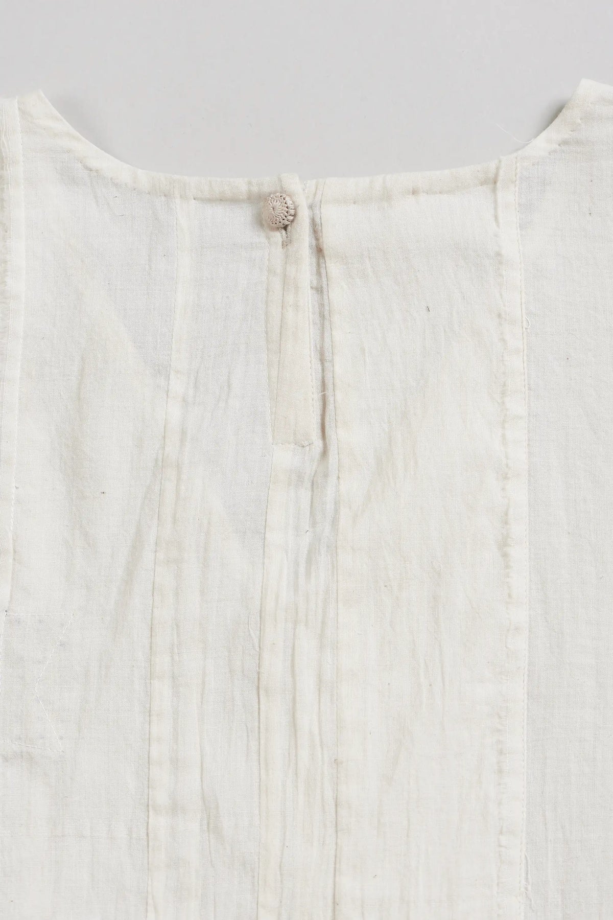Ecru Pullover With Patchwork