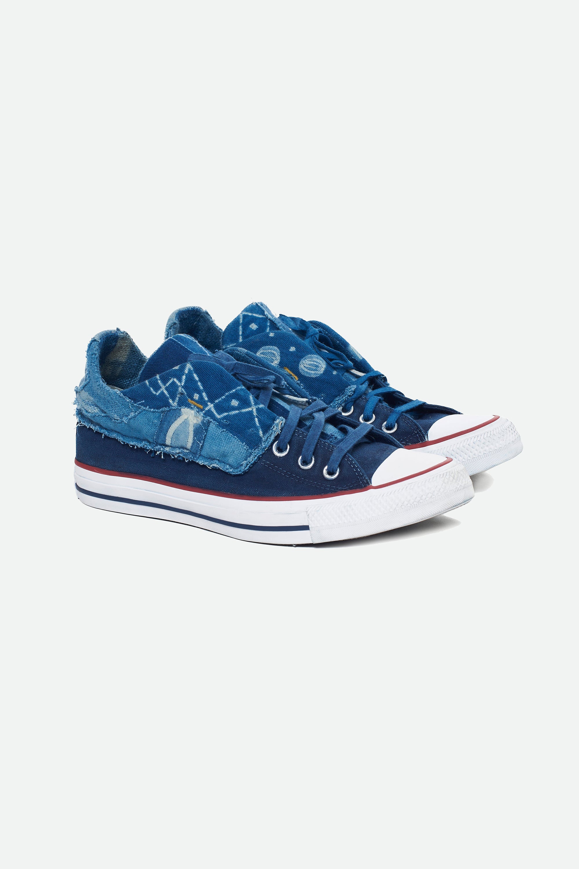 INDIGO ONE OF A KIND HANDMADE CONVERSE SHOES