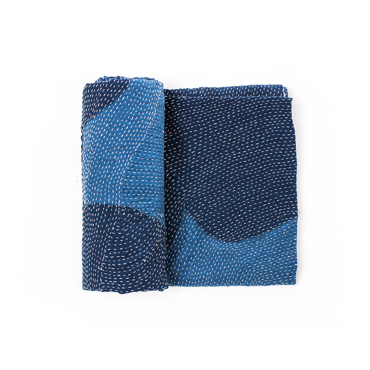 Indigo Patchwork Quilt