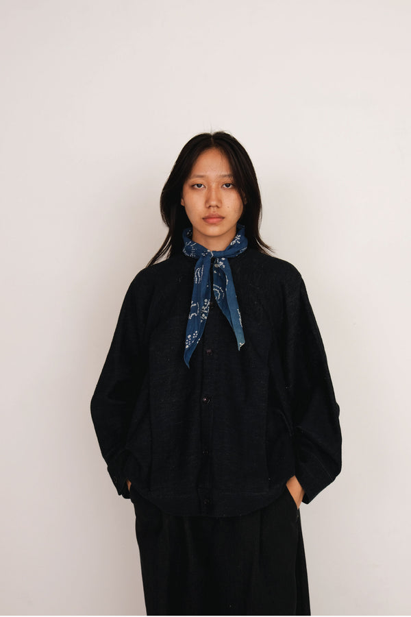 MIDNIGHT HAND-SPUN DENIM JACKET