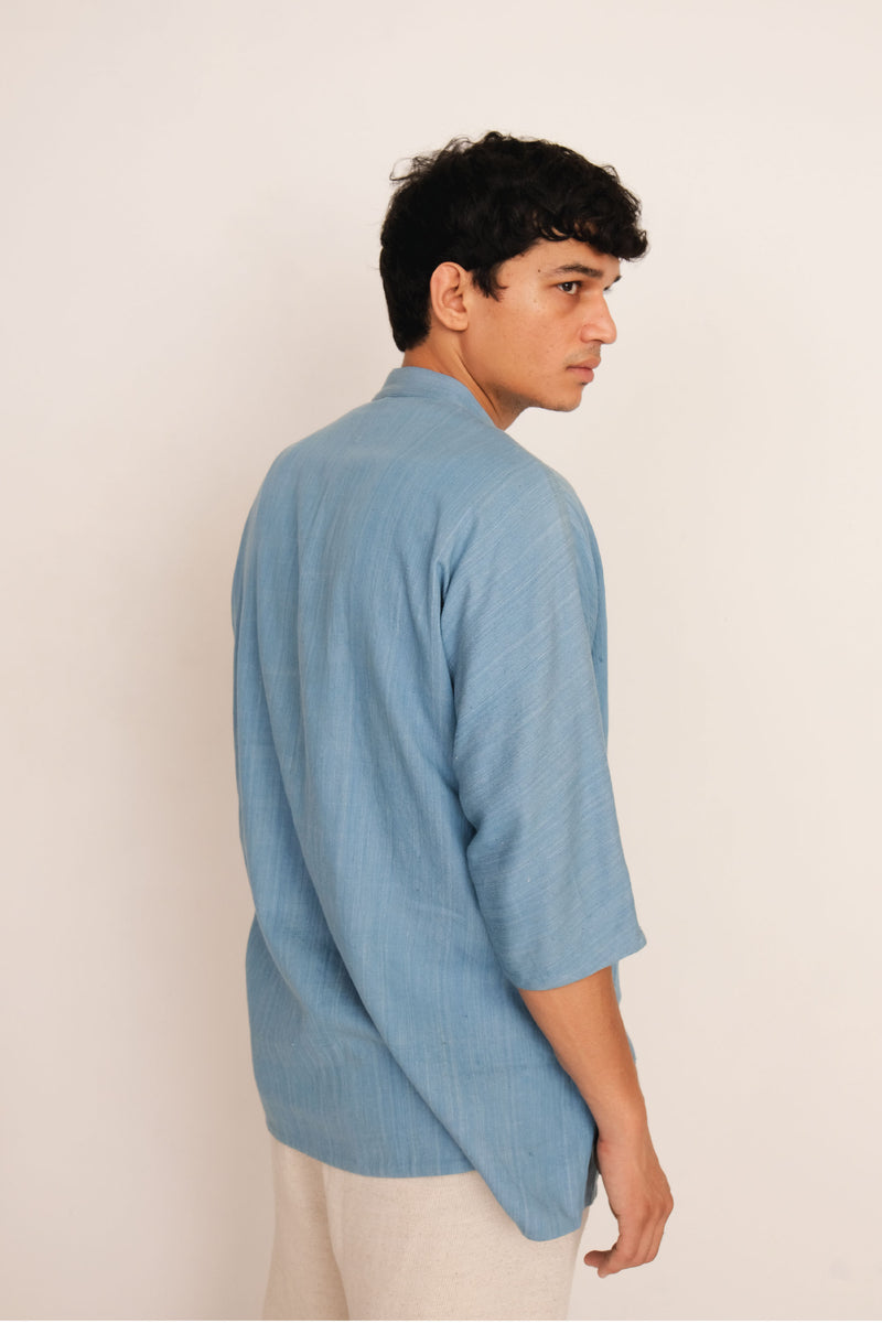 YARN DYED COTTON UNISEX SHIRT