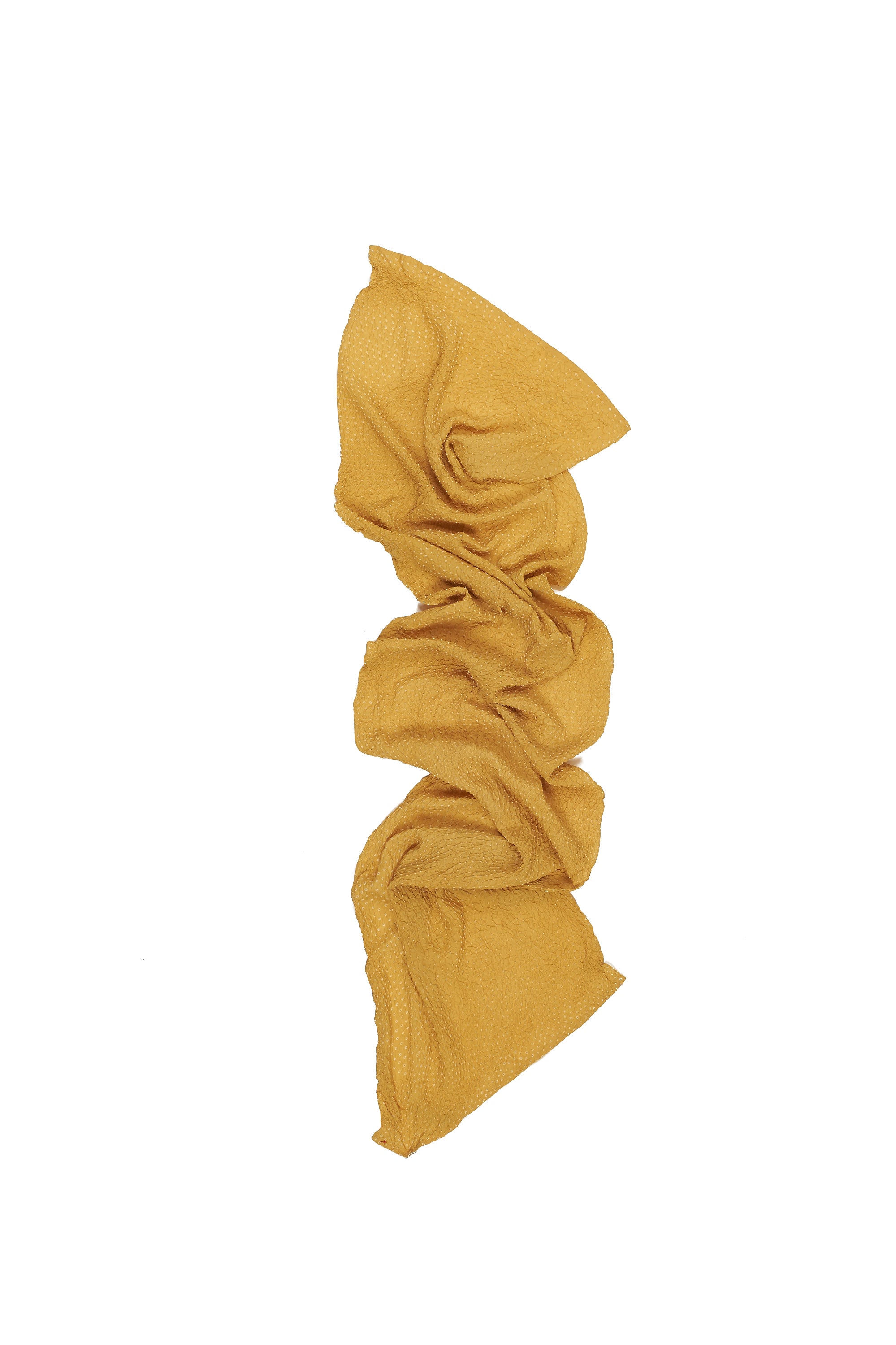 OCHRE YELLOW BANDHANI SCARF