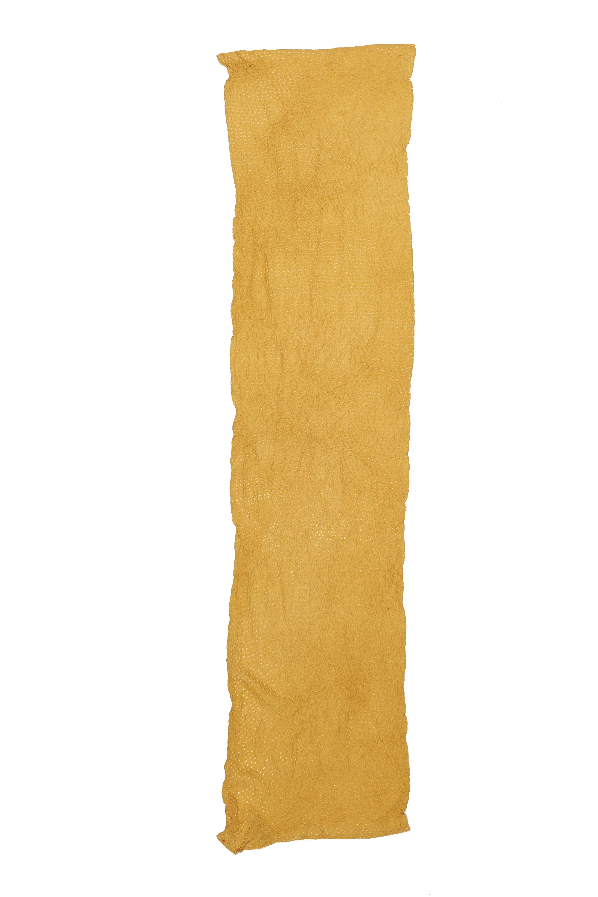 OCHRE YELLOW BANDHANI SCARF