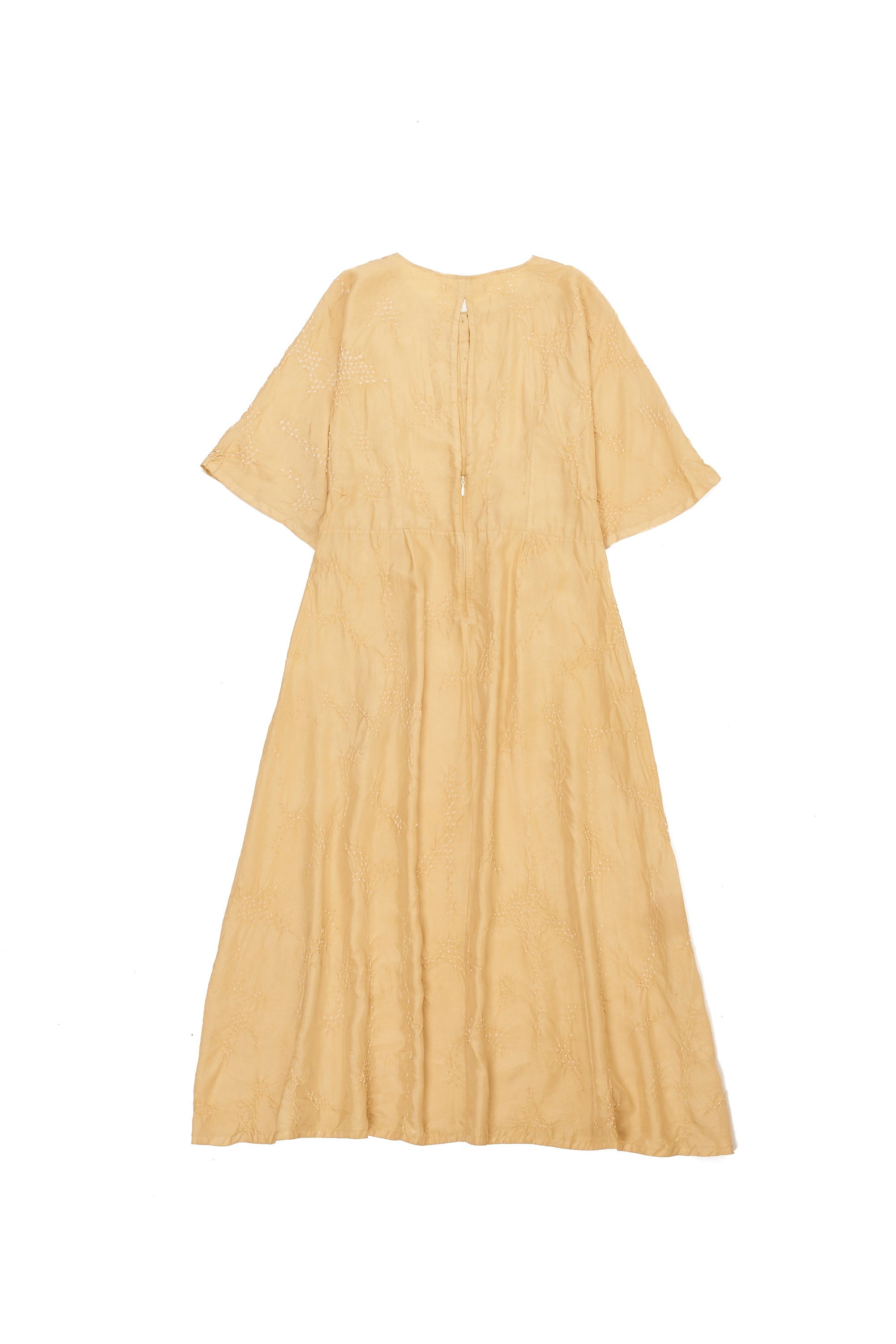 KIMONO SLEEVE DRESS IN NATURAL DYE