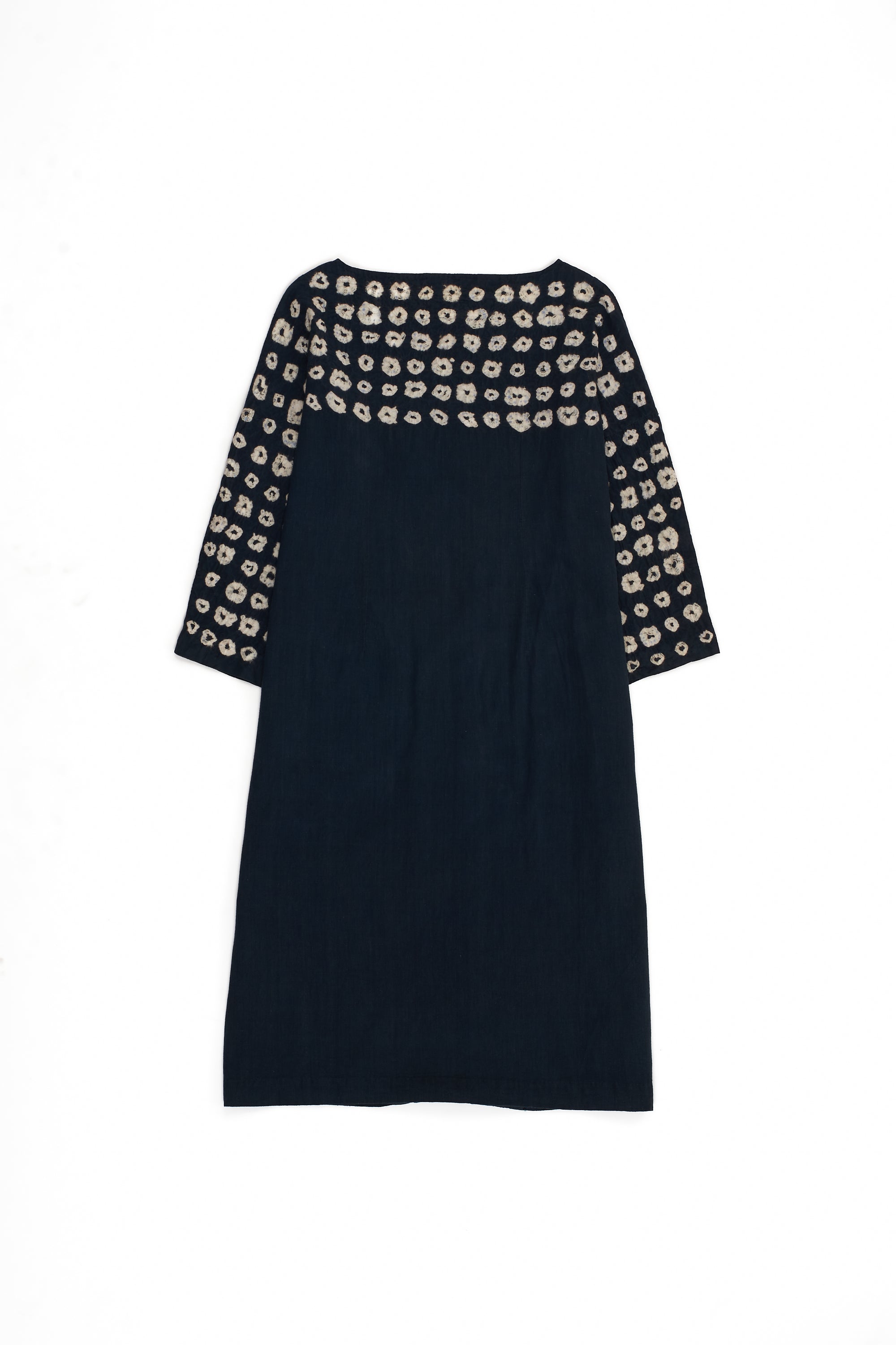 MIDNIGHT INDIGO COTTON WOMEN DRESS