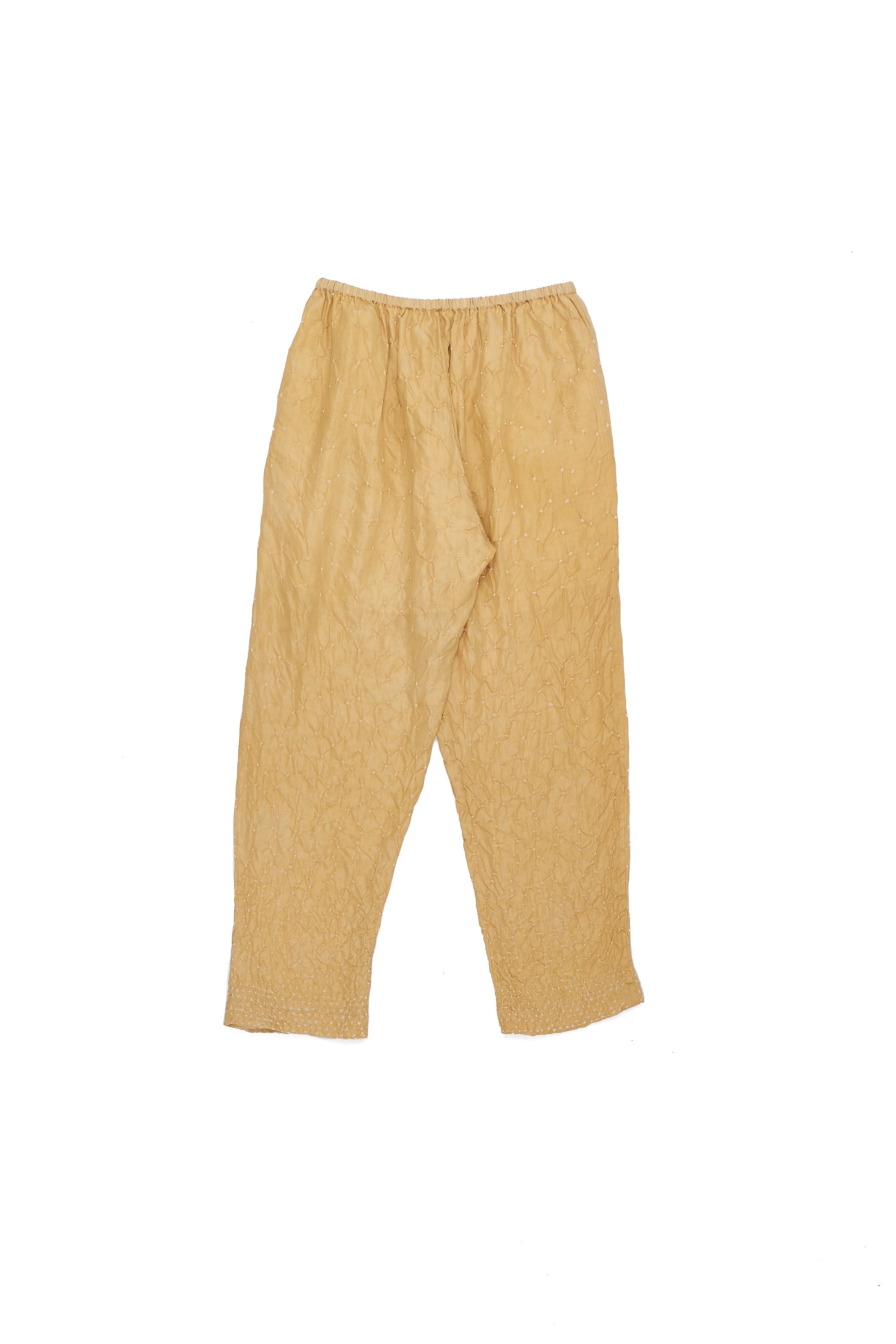 UNGENDERED BANDHANI SILK ELASTICP PANTS